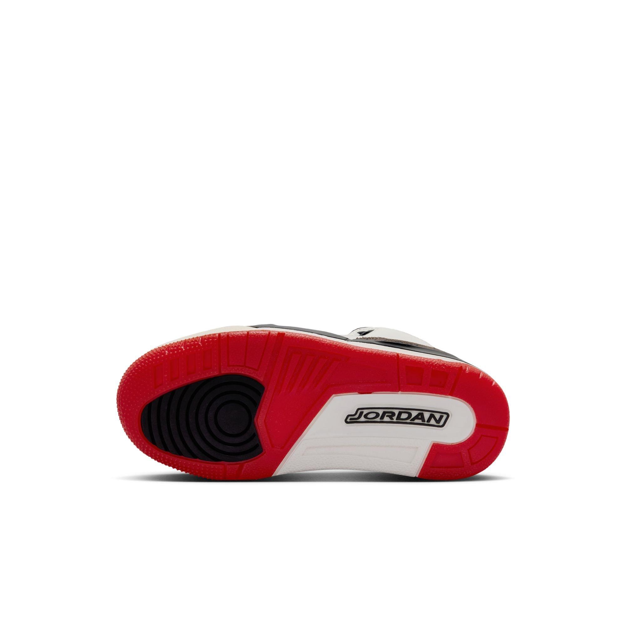 Jordan 3 Retro "World's Best" Preschool Kids' Shoe - SAIL/BLACK/UNIVERSITY RED/PALE IVORY Thumbnail View 12