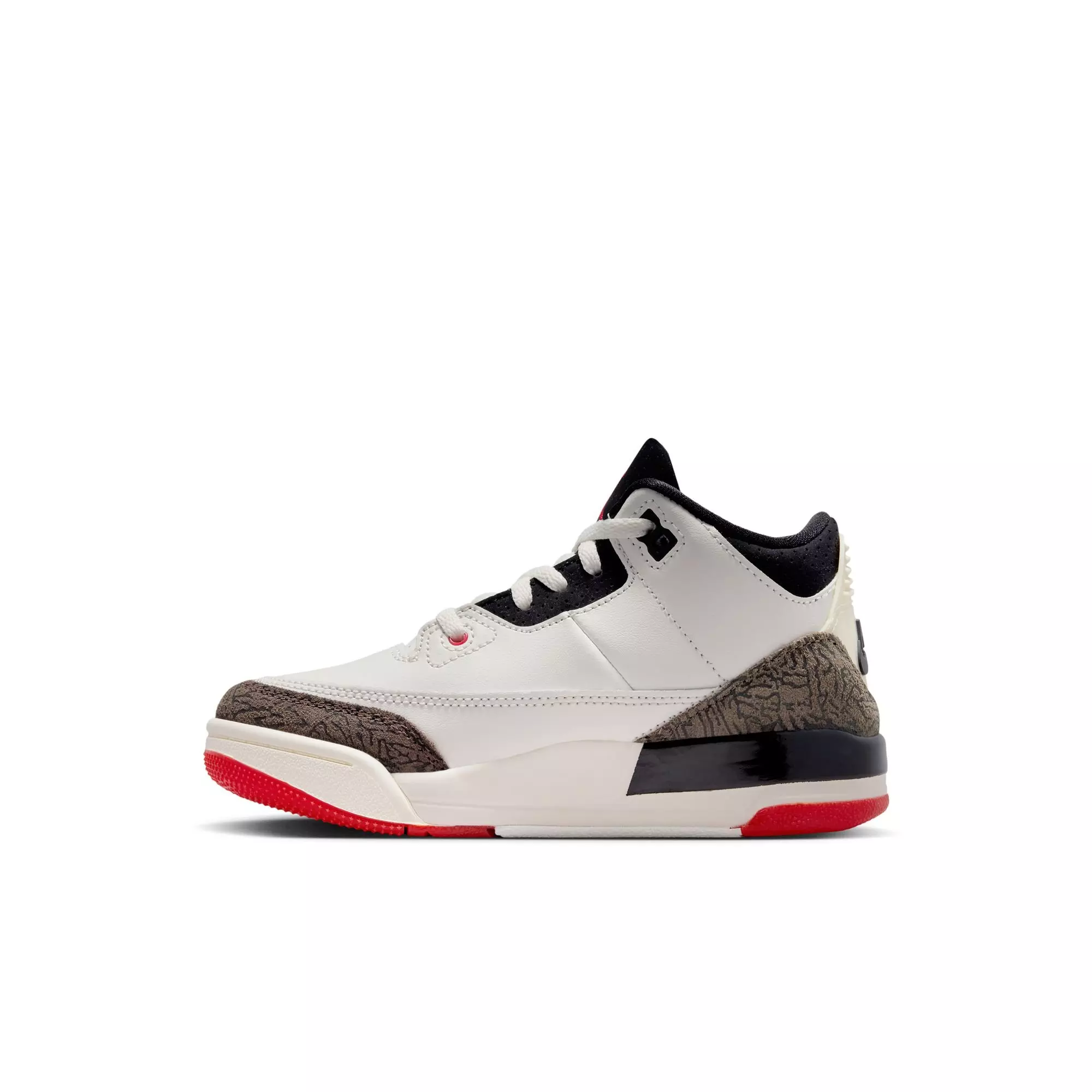 Jordan 3 Retro "World's Best Dad" Preschool Kids' Shoe - SAIL/BLACK/UNIVERSITY RED/PALE IVORY