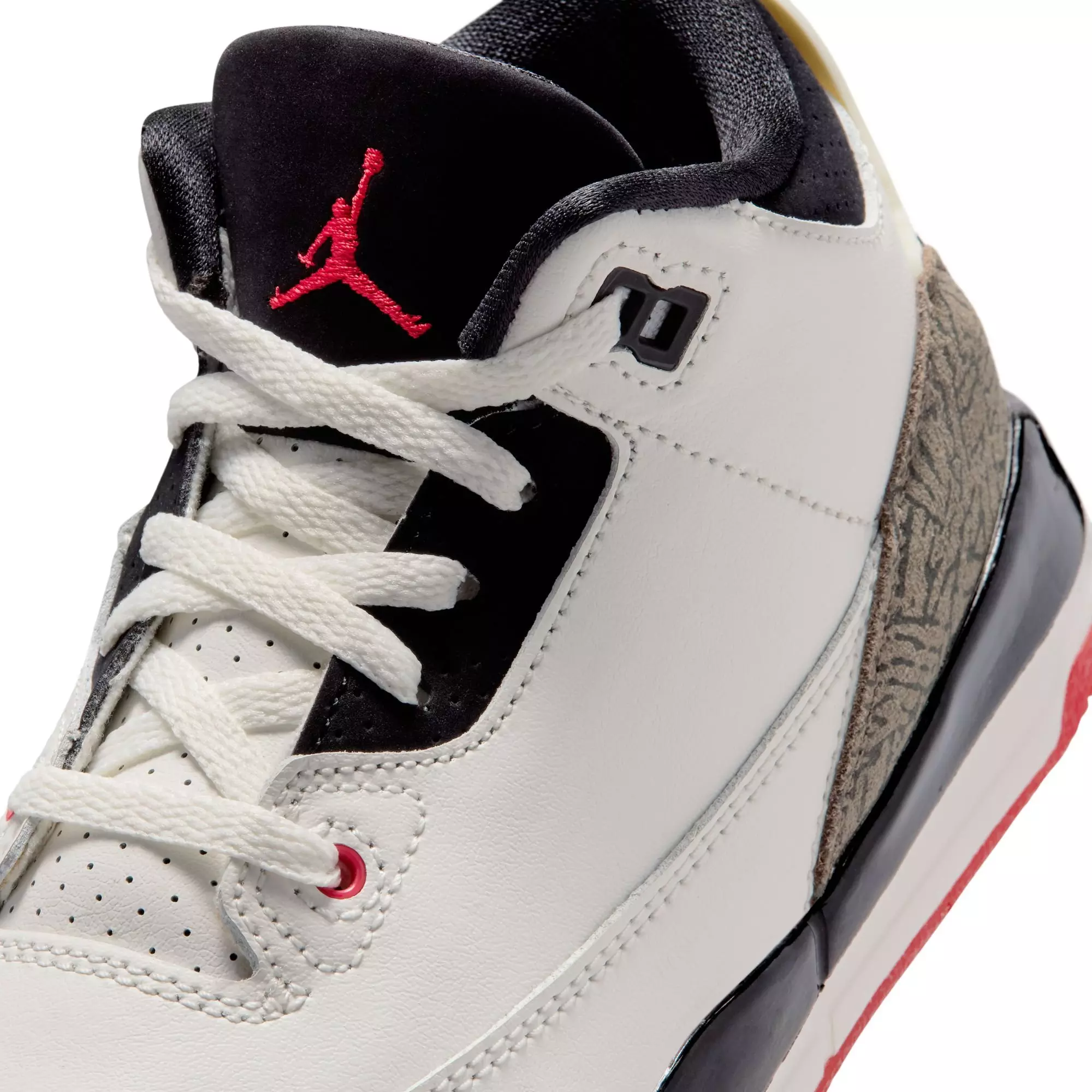 Jordan 3 Retro "World's Best Dad" Preschool Kids' Shoe - SAIL/BLACK/UNIVERSITY RED/PALE IVORY