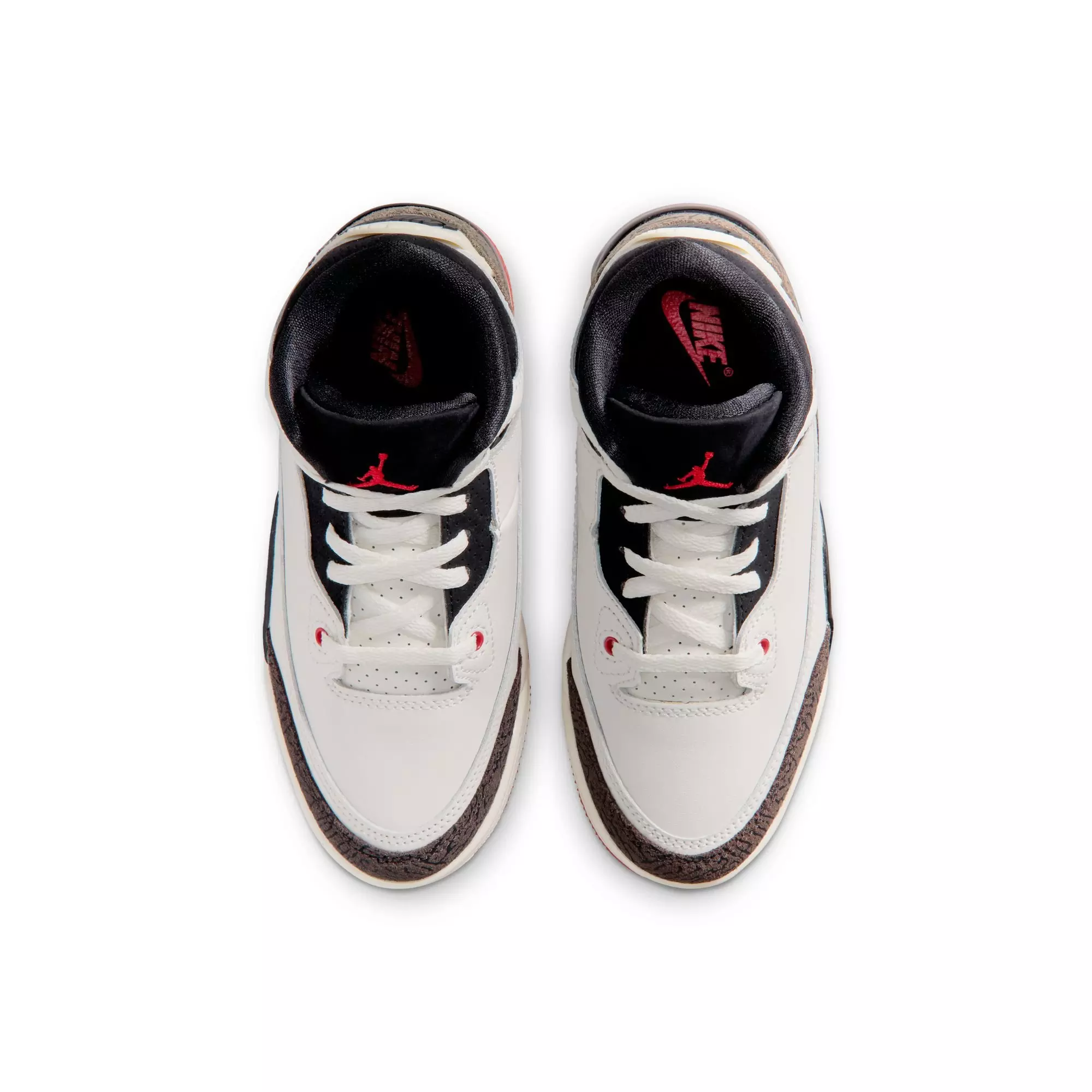 Jordan 3 Retro "World's Best" Preschool Kids' Shoe - SAIL/BLACK/UNIVERSITY RED/PALE IVORY