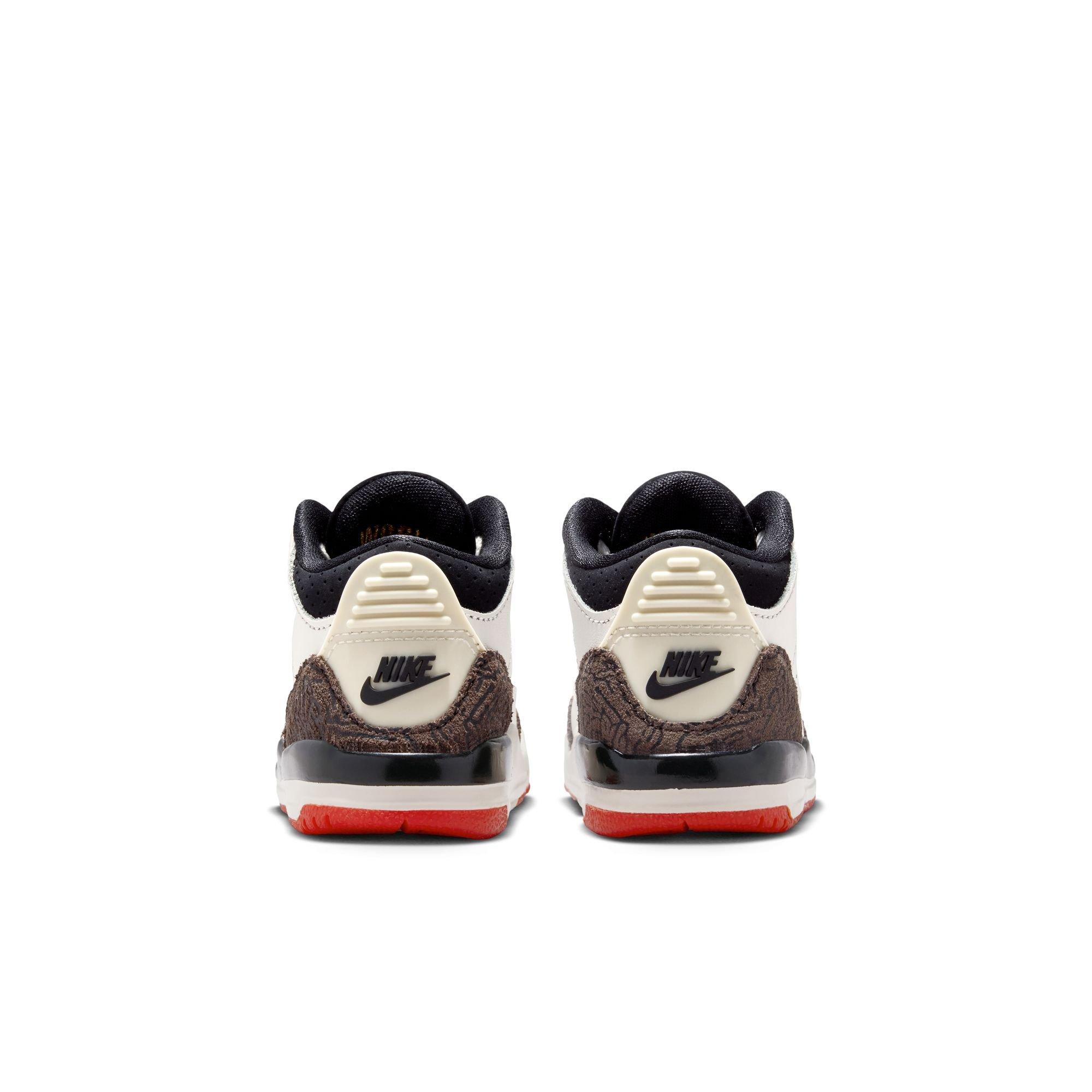 Jordan 3 Retro "World's Best" Toddler Kids' Shoe - SAIL/BLACK/UNIVERSITY RED/PALE IVORY Thumbnail View 9