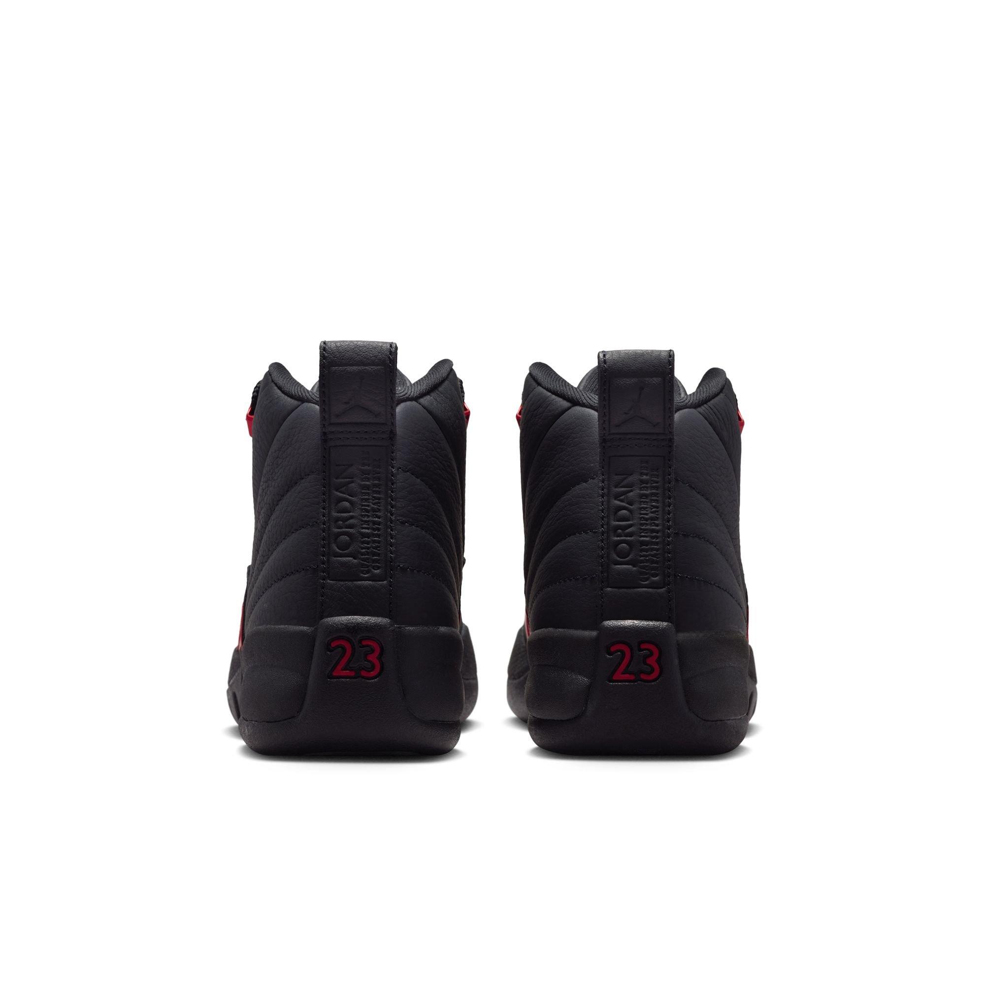 Jordan 12 Retro Grade School Kids' “Bloodline” Shoe