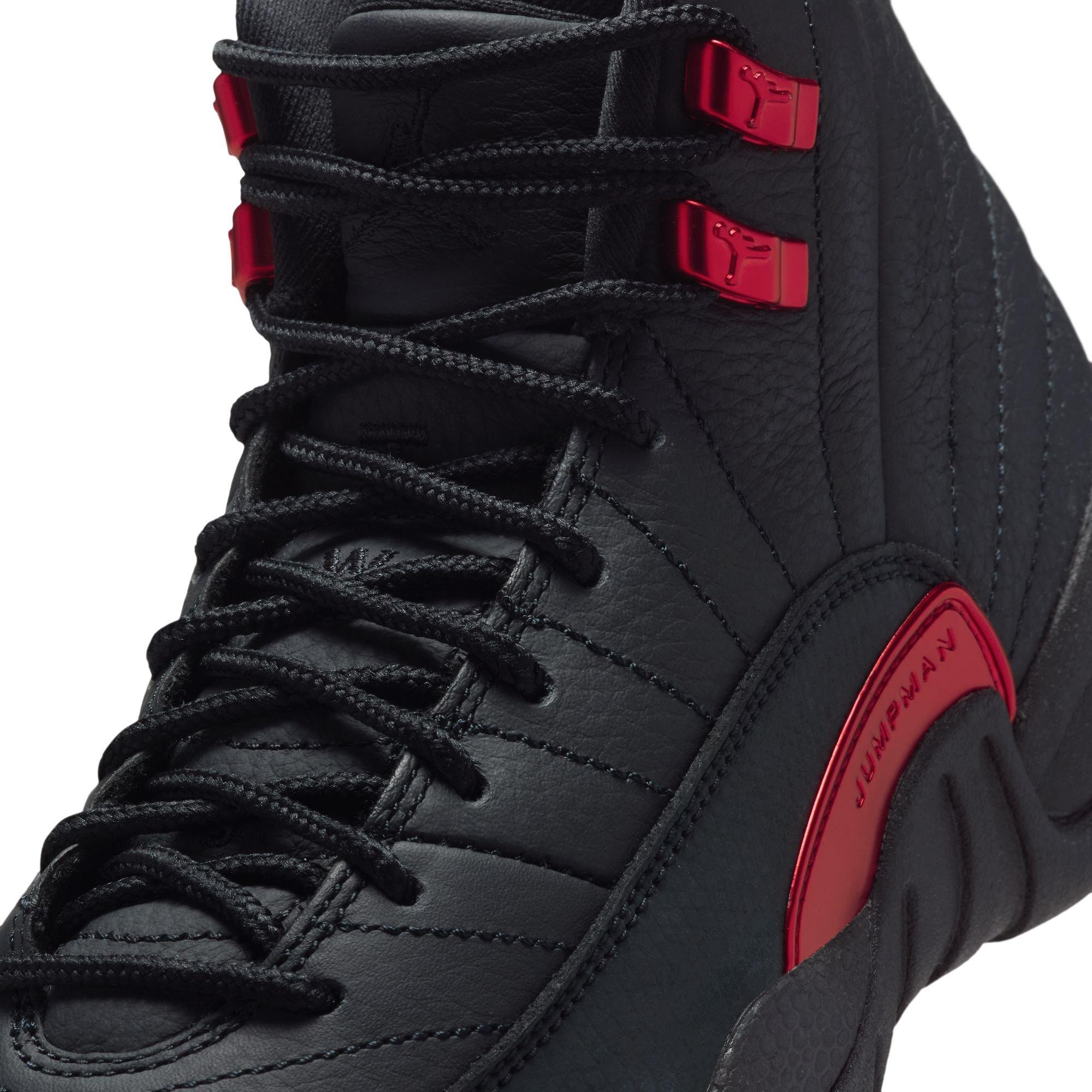 Jordan 12 Retro Grade School Kids' “Bloodline” Shoe
