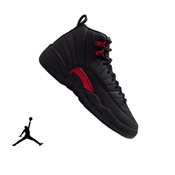 Jordan 12 Retro &ldquo;Bloodline&rdquo; Grade School Kids' Shoe
