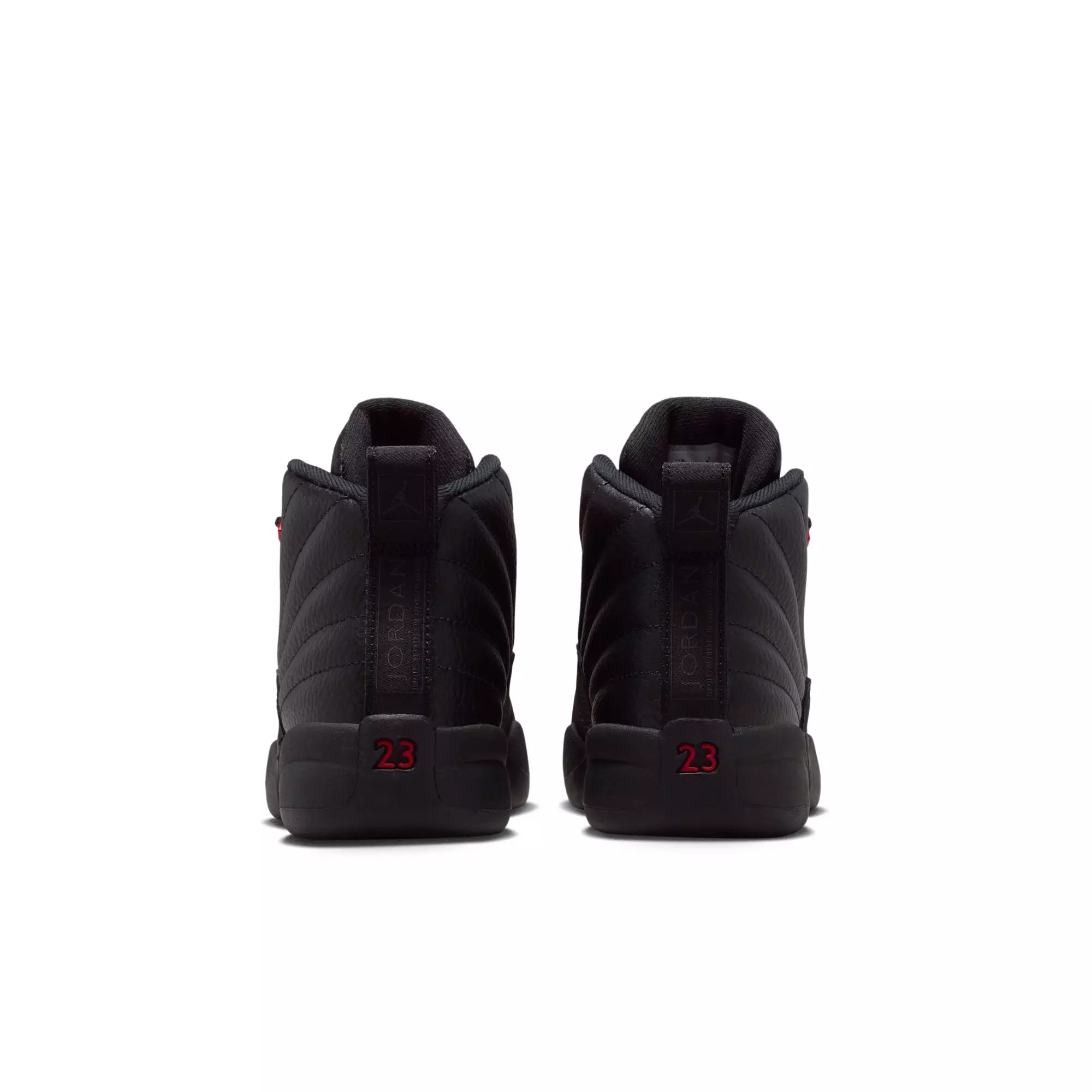 Jordan 12 Retro &ldquo;Bloodline&rdquo; Preschool Kids' Shoe - BLACK/VARSITY RED