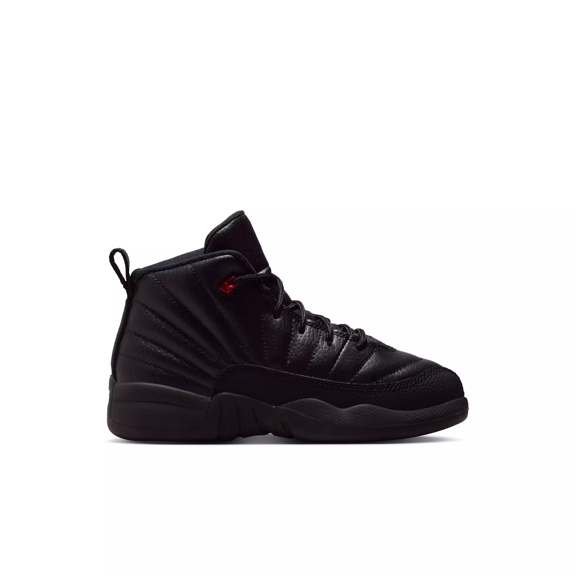 Jordan 12 Retro &ldquo;Bloodline&rdquo; Preschool Kids' Shoe - BLACK/VARSITY RED
