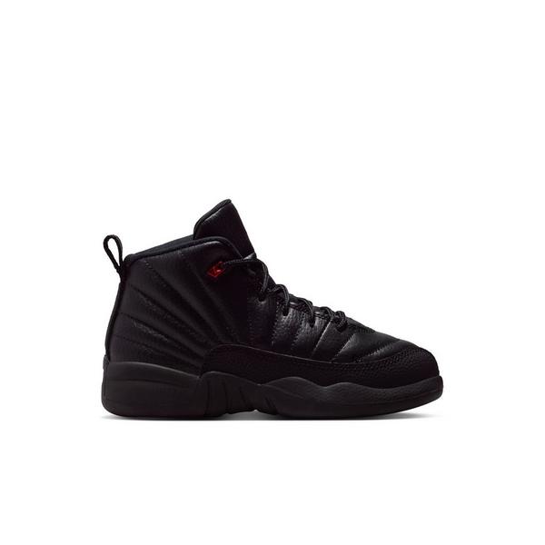 Jordan 12 Retro &ldquo;Bloodline&rdquo; Preschool Kids' Shoe