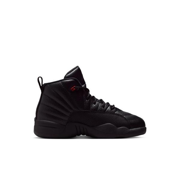 Jordan 12 Retro &ldquo;Bloodline&rdquo; Preschool Kids' Shoe