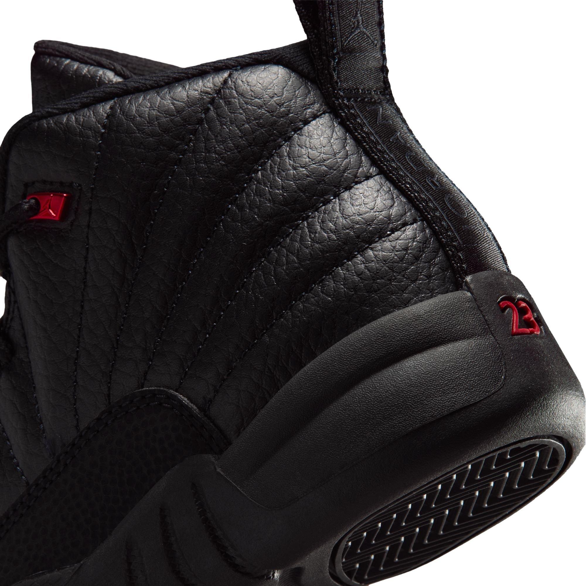 Jordan 12 Retro &ldquo;Bloodline&rdquo; Preschool Kids' Shoe - BLACK/VARSITY RED Thumbnail View 6