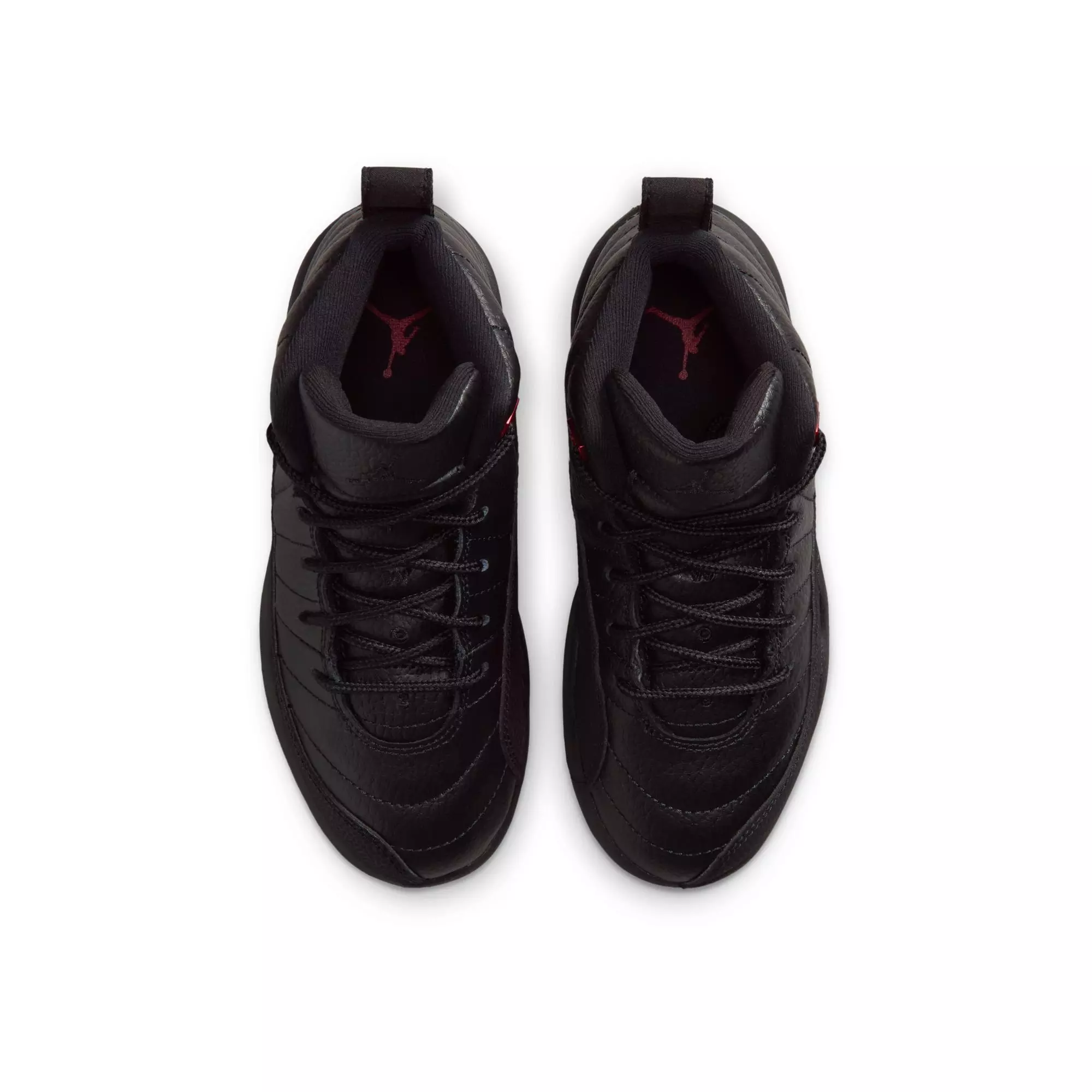 Jordan 12 Retro &ldquo;Bloodline&rdquo; Preschool Kids' Shoe - BLACK/VARSITY RED