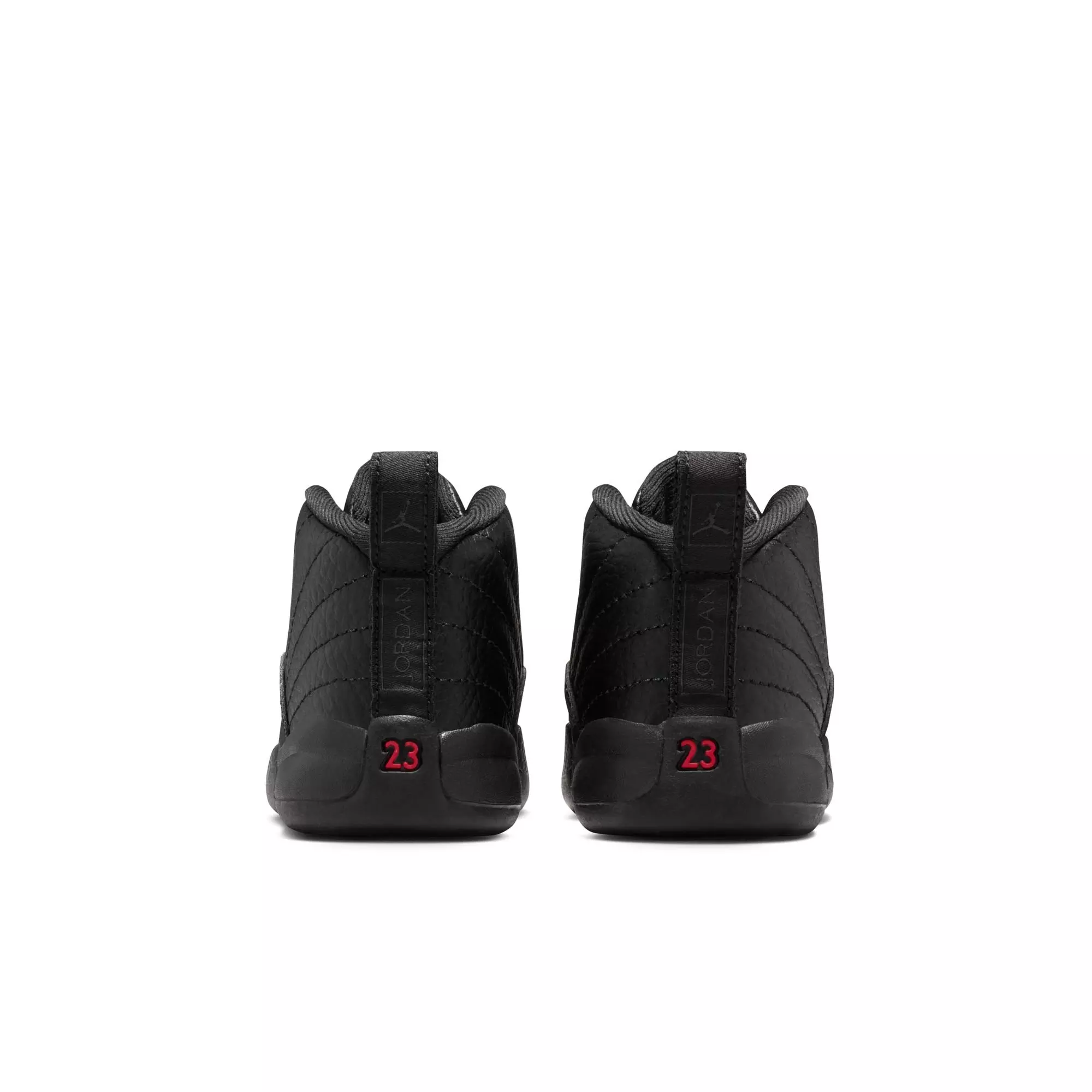 Jordan 12 Retro &ldquo;Bloodline&rdquo; Toddler Kids' Shoe - BLACK/VARSITY RED
