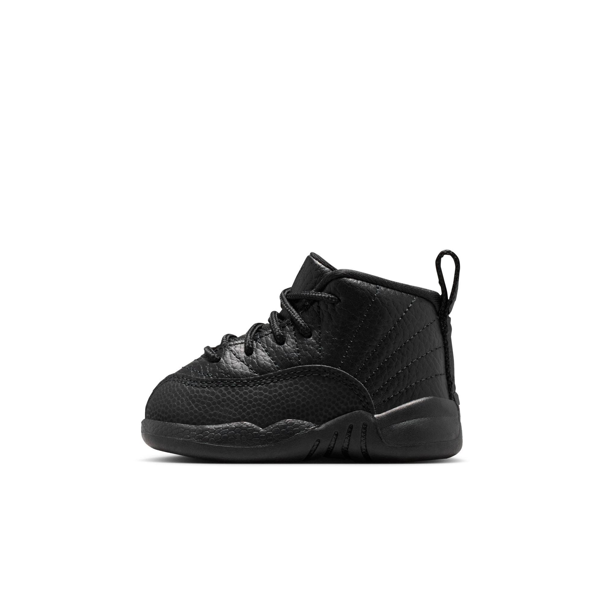 Jordan 12 Retro &ldquo;Bloodline&rdquo; Toddler Kids' Shoe - BLACK/VARSITY RED Thumbnail View 6