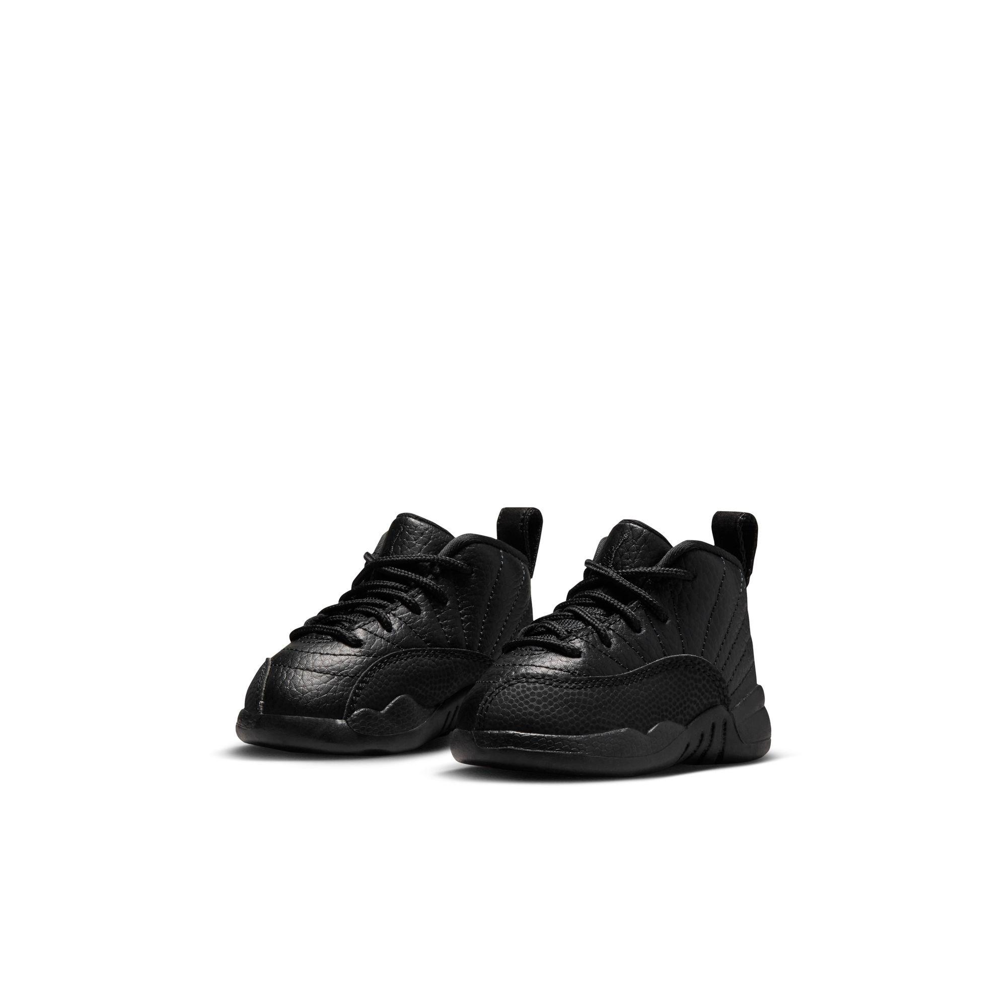 Jordan 12 Retro &ldquo;Bloodline&rdquo; Toddler Kids' Shoe - BLACK/VARSITY RED Thumbnail View 4