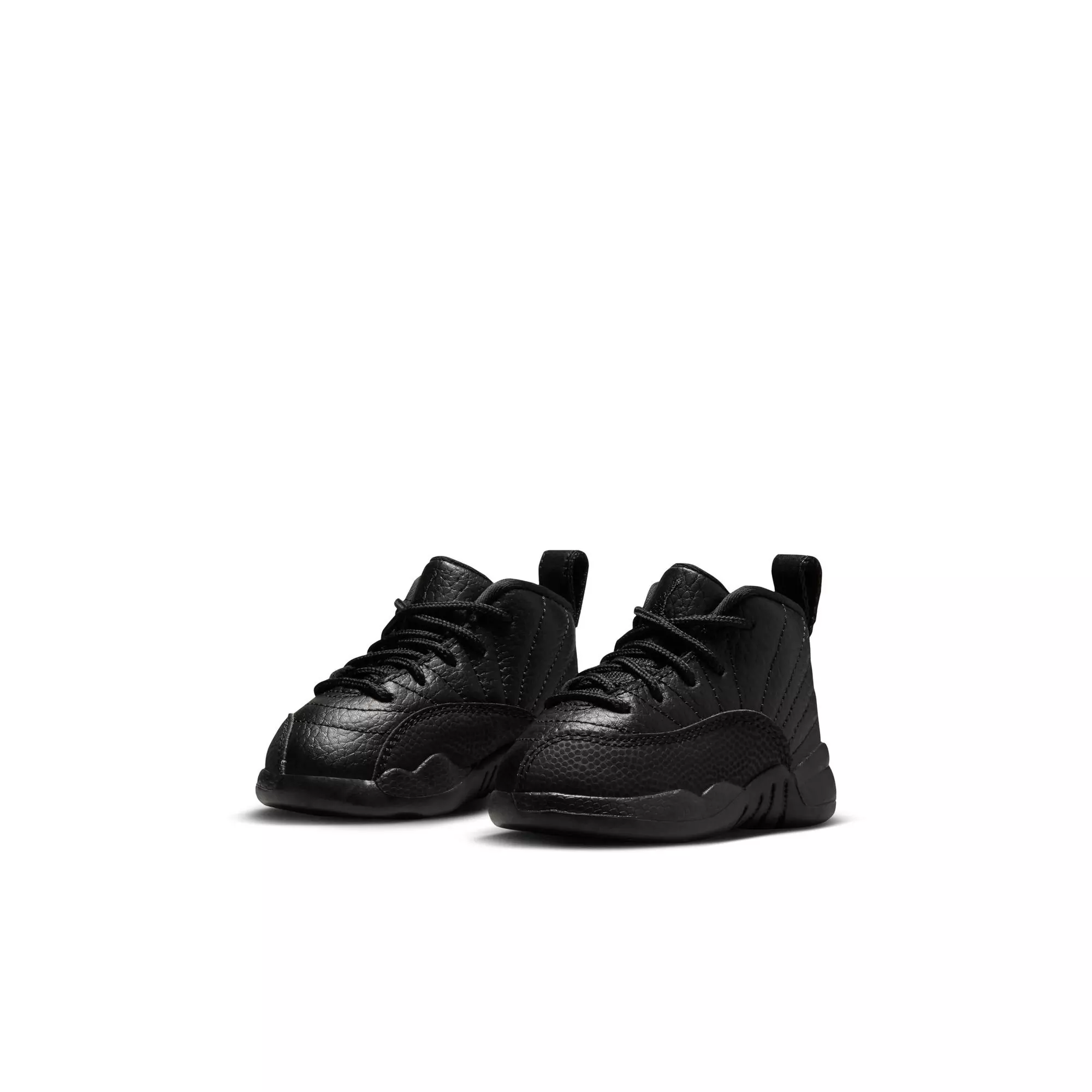 Jordan 12 Retro &ldquo;Bloodline&rdquo; Toddler Kids' Shoe - BLACK/VARSITY RED