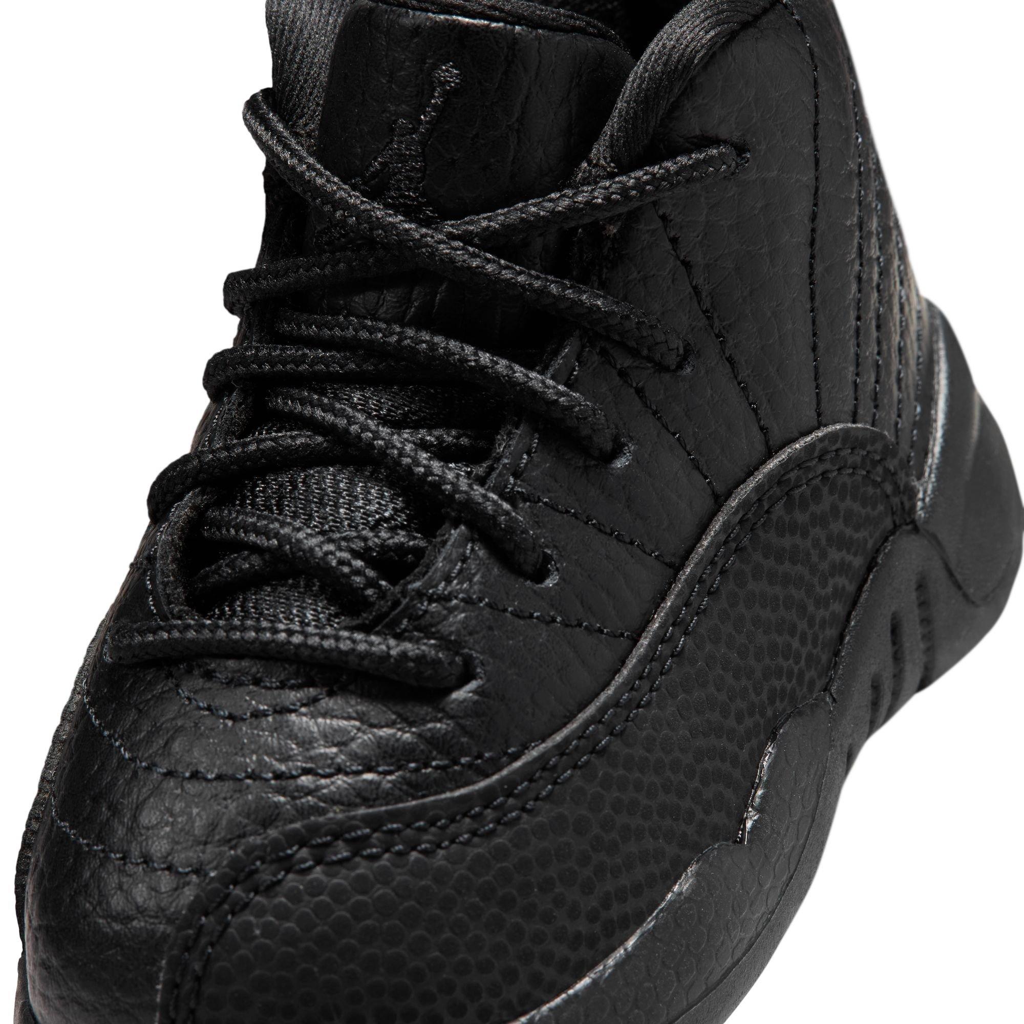 Jordan 12 Retro &ldquo;Bloodline&rdquo; Toddler Kids' Shoe - BLACK/VARSITY RED Thumbnail View 5