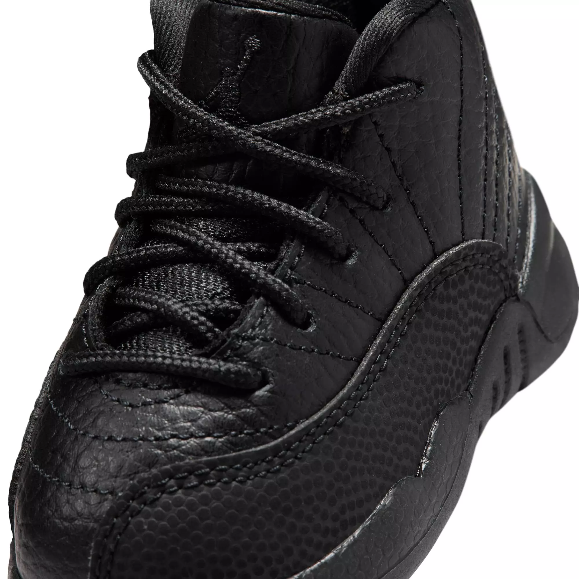 Jordan 12 Retro &ldquo;Bloodline&rdquo; Toddler Kids' Shoe - BLACK/VARSITY RED