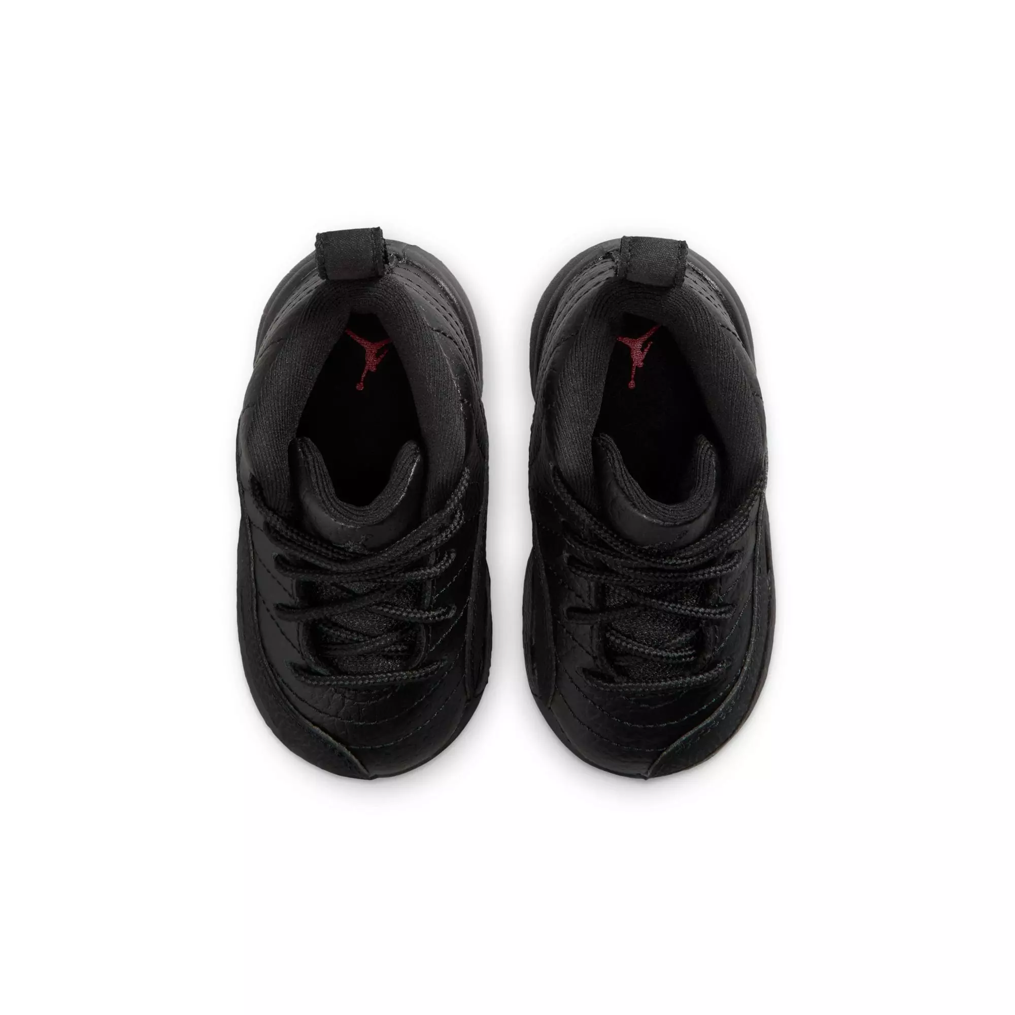 Jordan 12 Retro &ldquo;Bloodline&rdquo; Toddler Kids' Shoe - BLACK/VARSITY RED