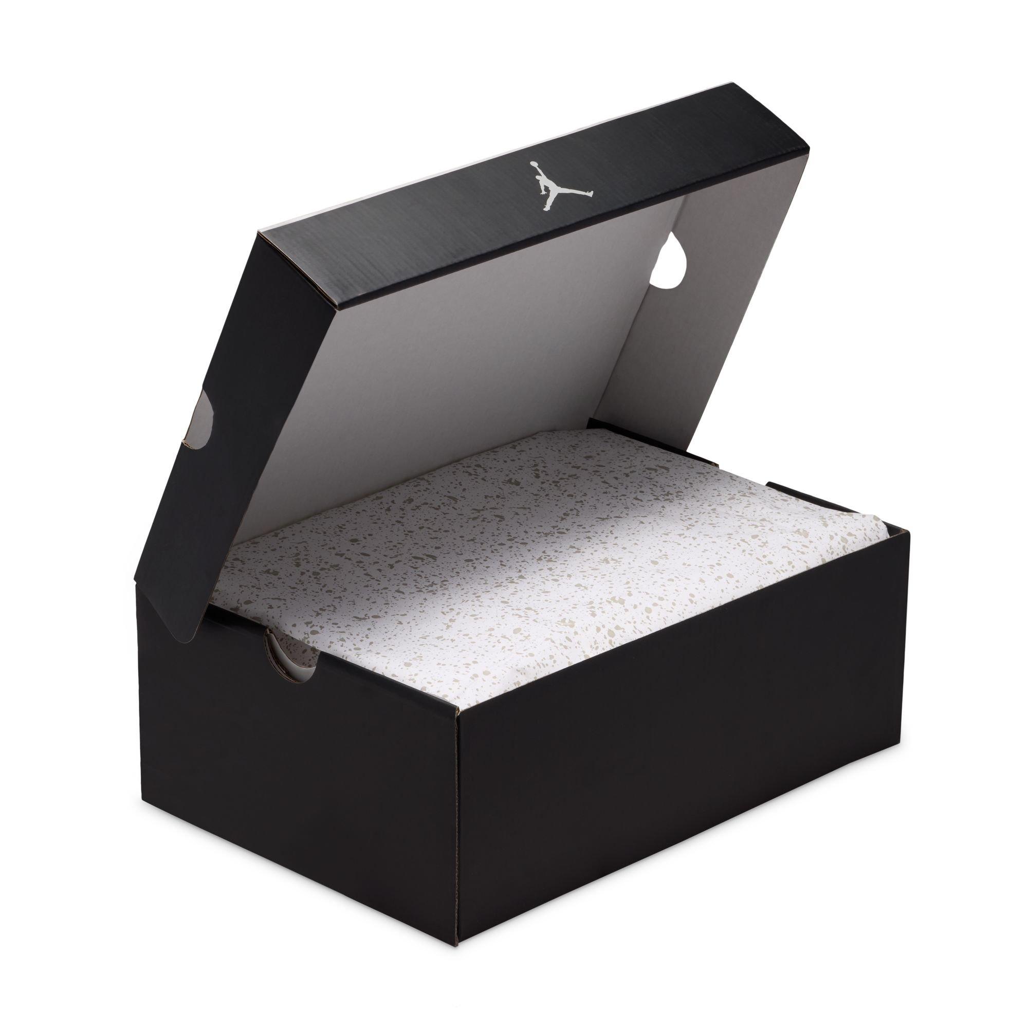 Jordan 4 Retro "Black & Infrared 23" Grade School Kids' Shoe - BLACK/INFRARED 23/BRIGHT MANGO Thumbnail View 10