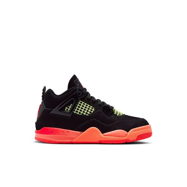 Jordan 4 Retro "Black & Infrared 23" Preschool Kids' Shoe