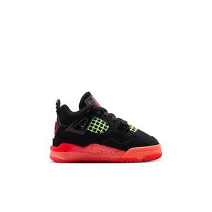 Jordan 4 Retro "Black & Infrared 23" Toddler Kids' Shoe