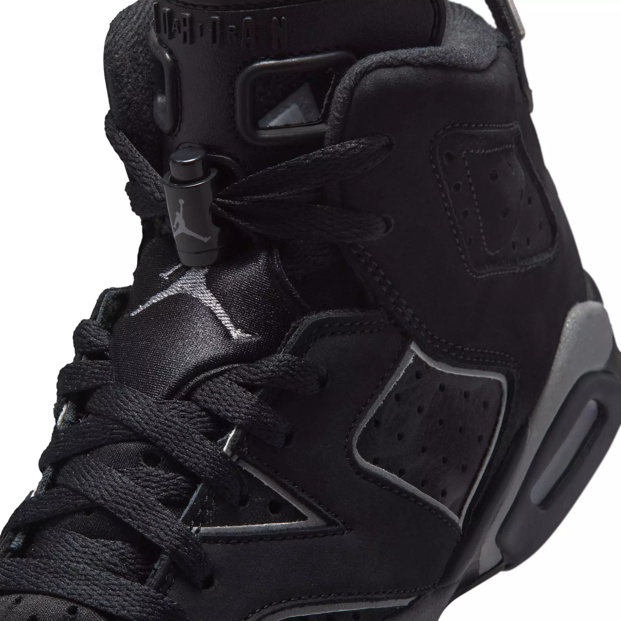 Jordan 6 Retro &ldquo;Cap and Gown&rdquo; Grade School Kids' Shoe - BLACK/REFLECT SILVER