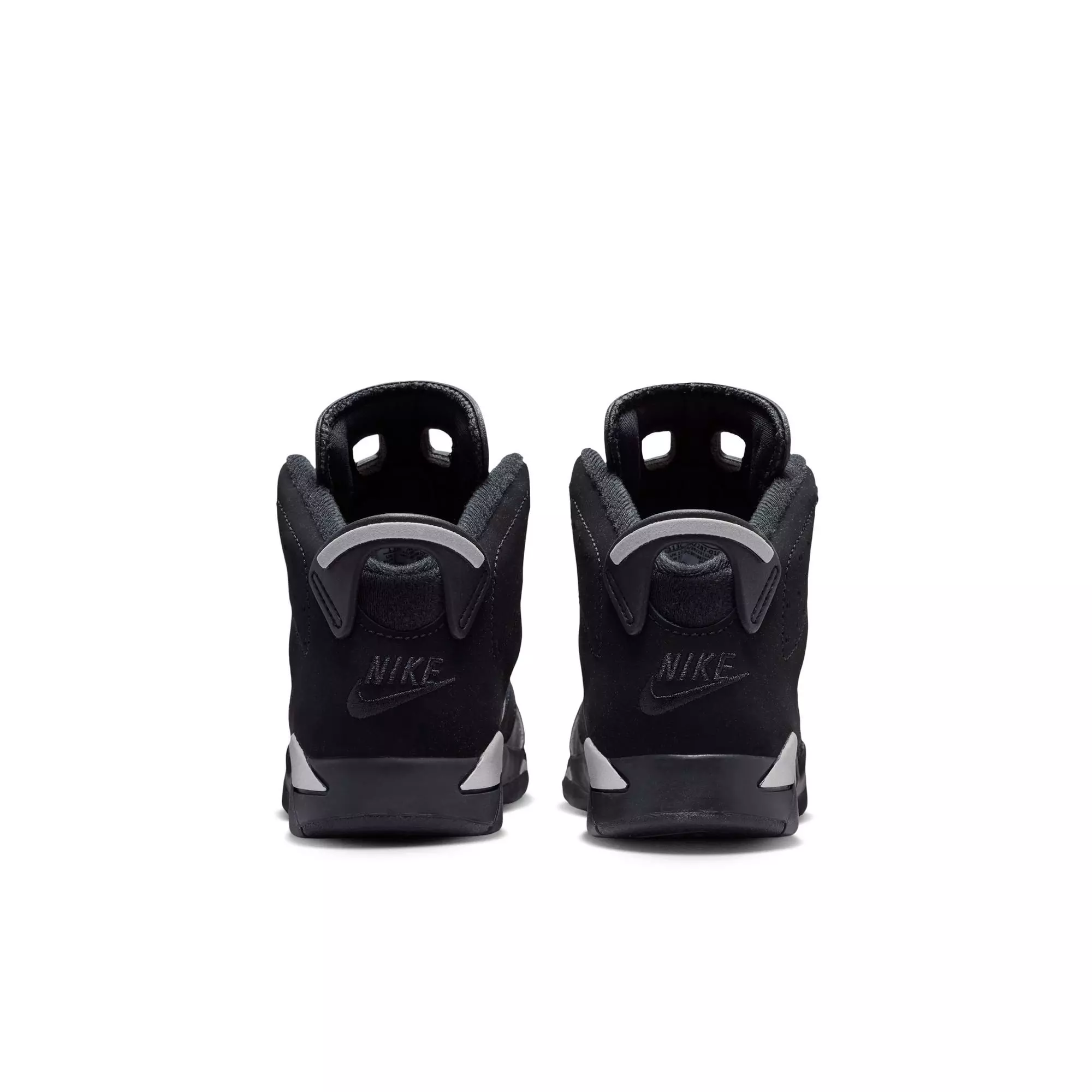 Jordan 6 Retro &ldquo;Cap and Gown&rdquo; Preschool Kids' Shoe - BLACK/REFLECT SILVER