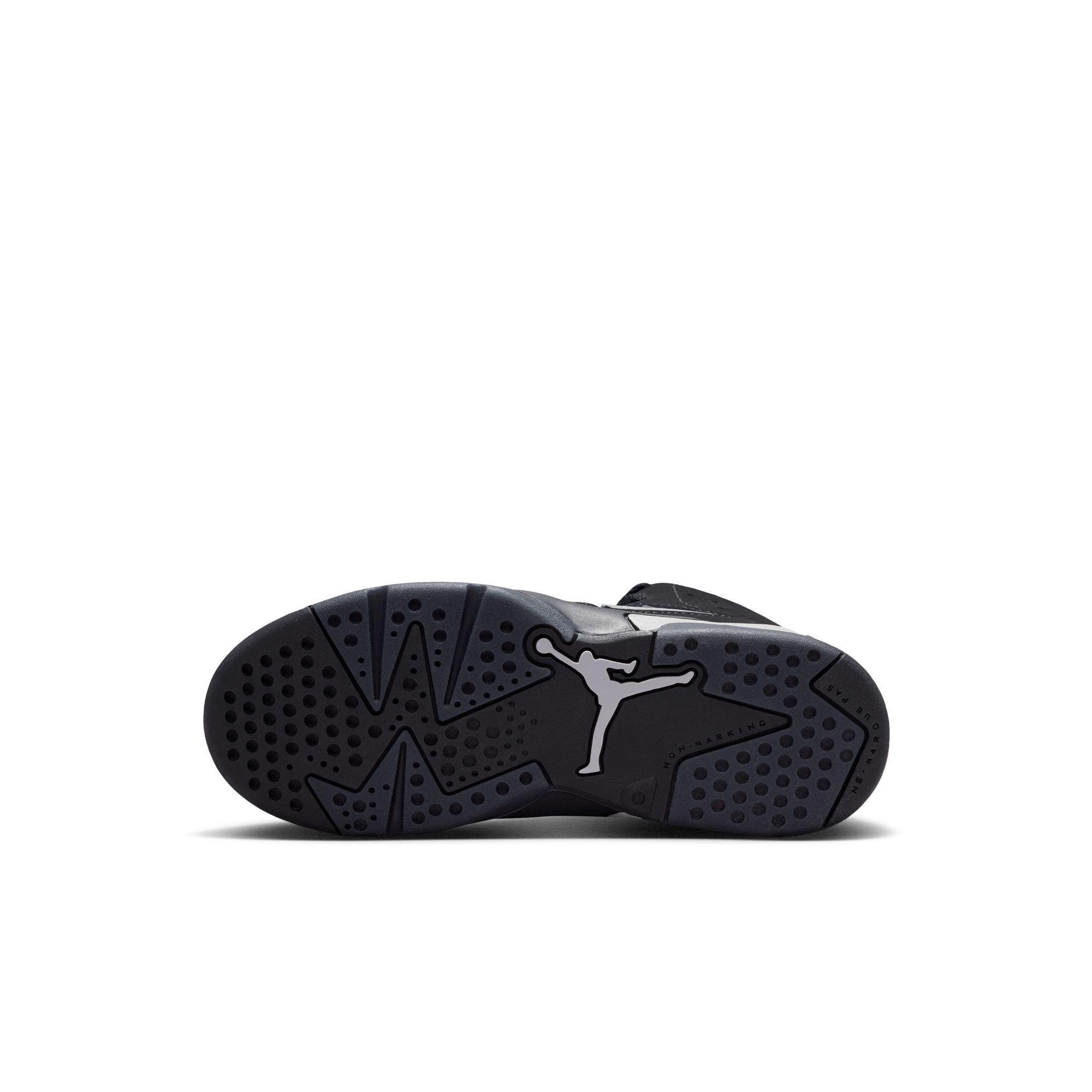 Jordan 6 Retro &ldquo;Cap and Gown&rdquo; Preschool Kids' Shoe - BLACK/REFLECT SILVER Thumbnail View 12