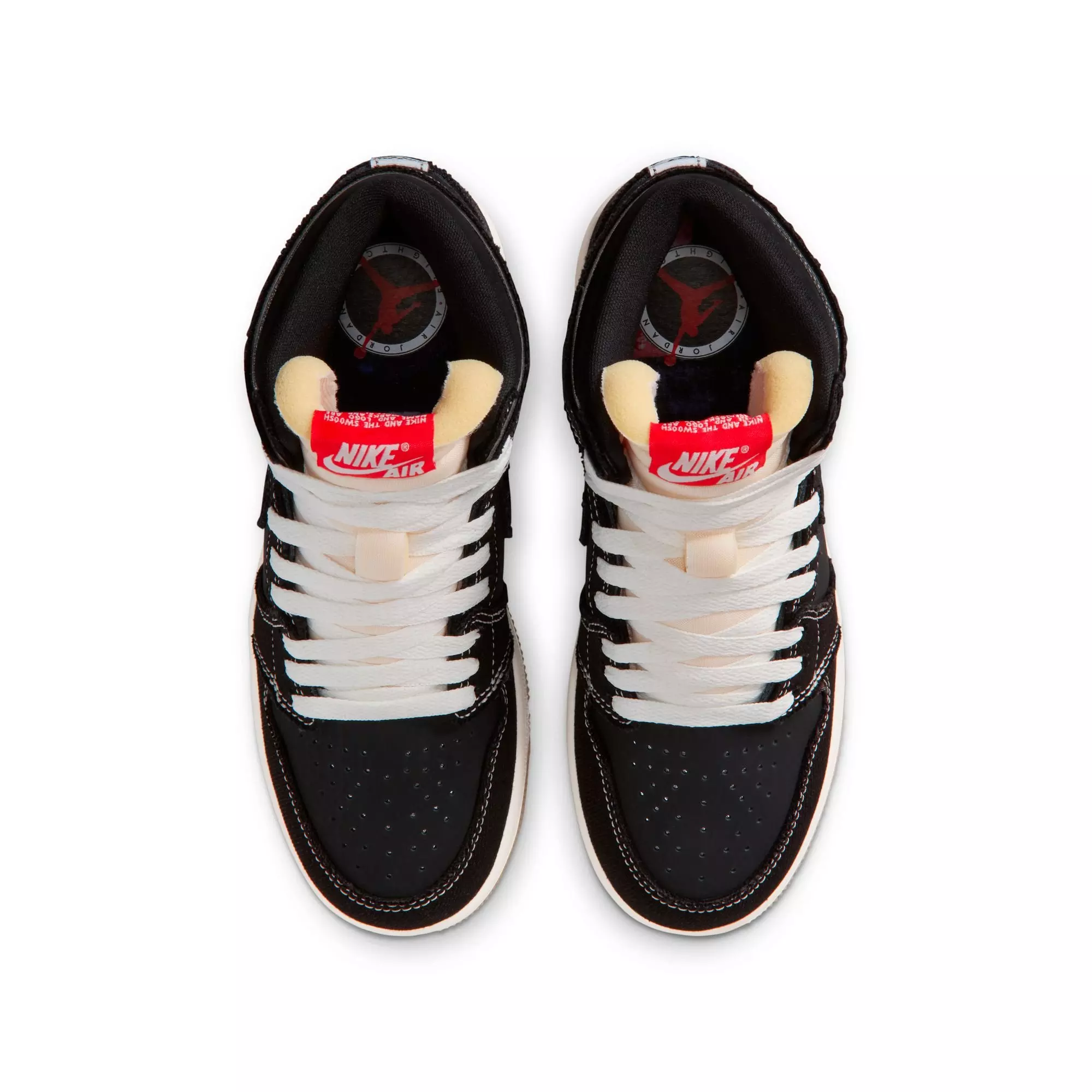 Jordan 1 Retro High OG "Fight Club" Grade School Kids' Shoe - BLACK