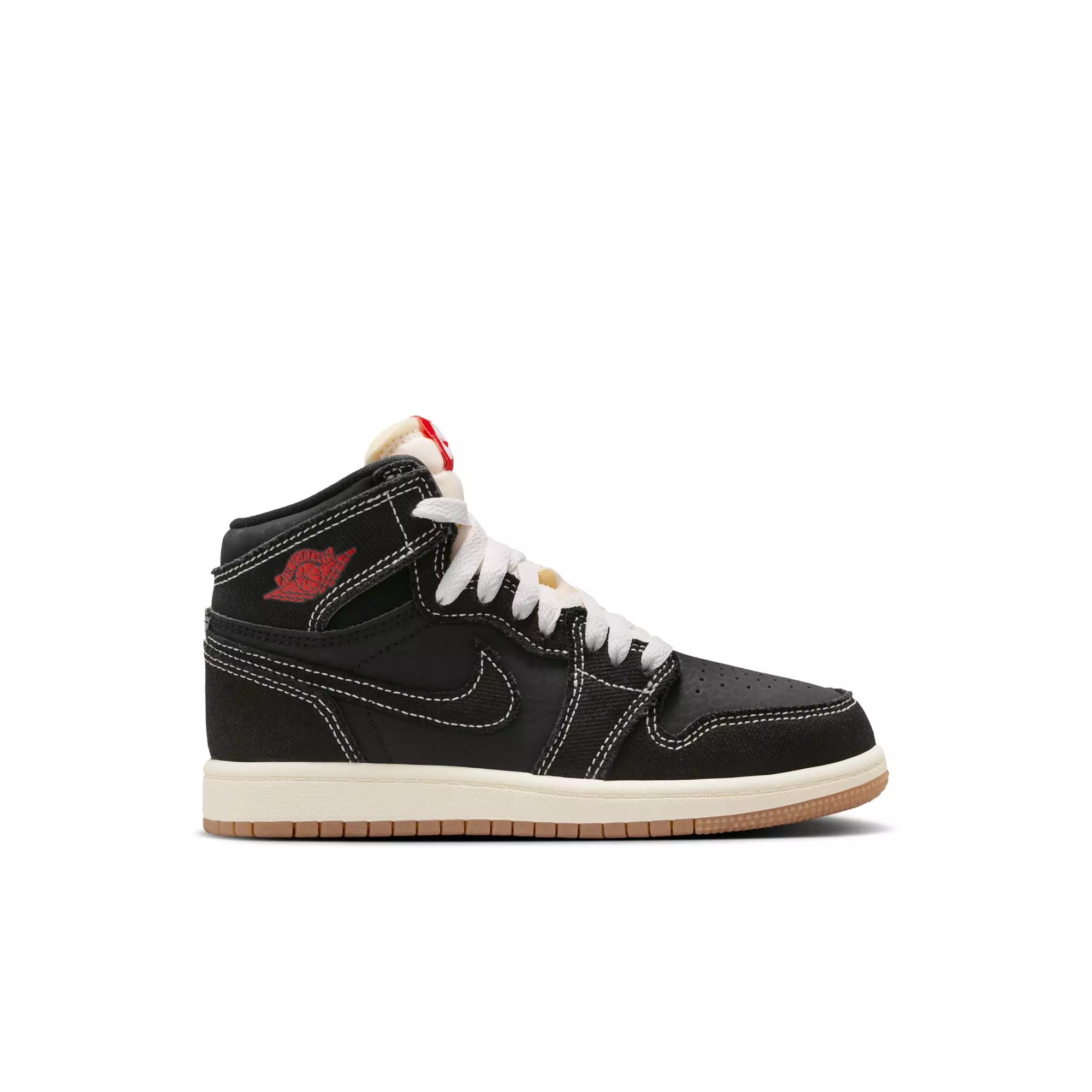 Jordan 1 Retro High OG "Flight Club" Preschool Kids' Shoe - BLACK