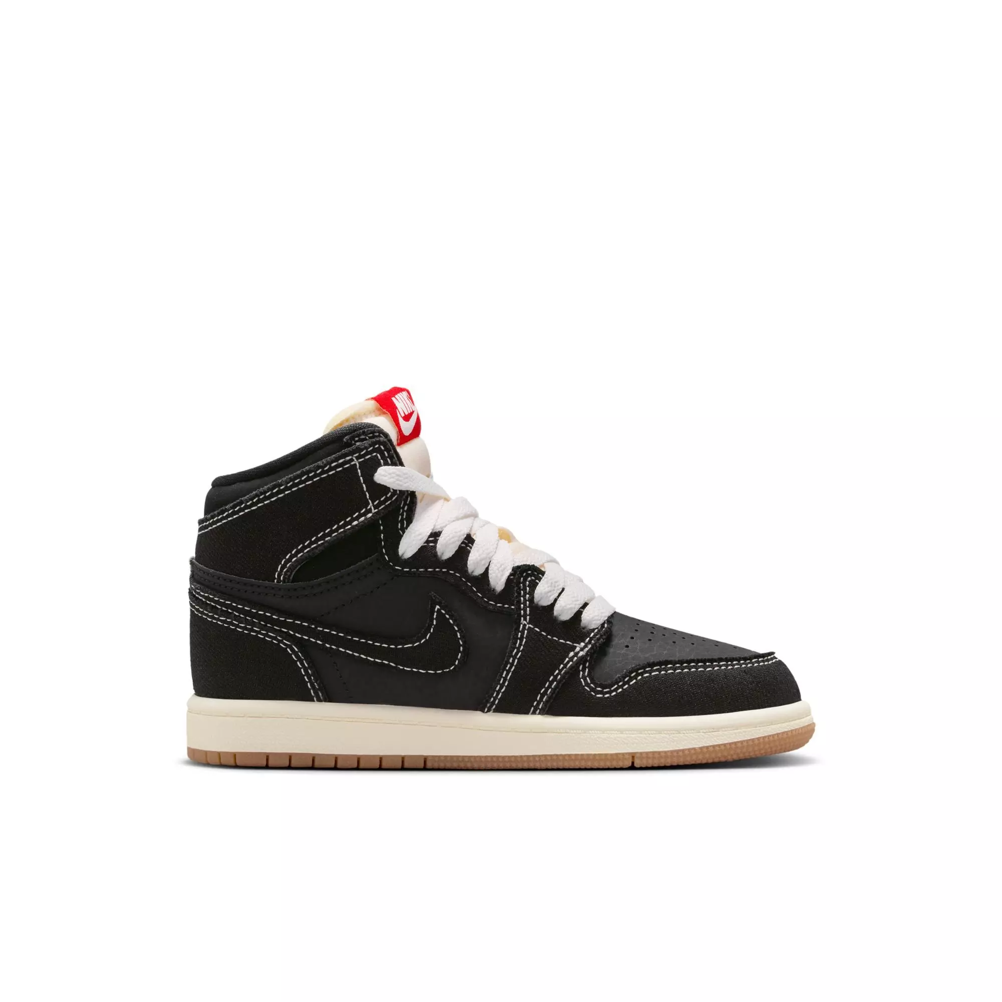 Jordan 1 Retro High OG "Flight Club" Preschool Kids' Shoe - BLACK