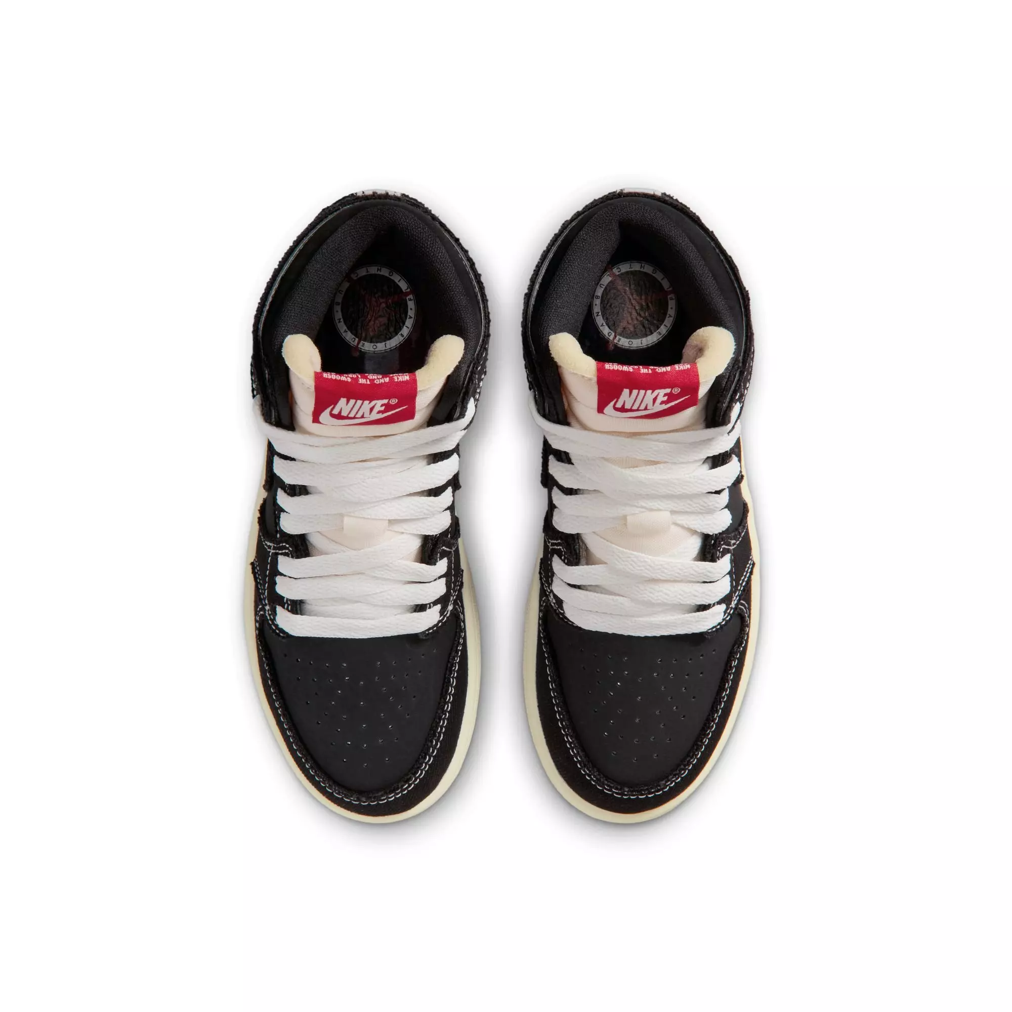 Jordan 1 Retro High OG "Flight Club" Preschool Kids' Shoe - BLACK