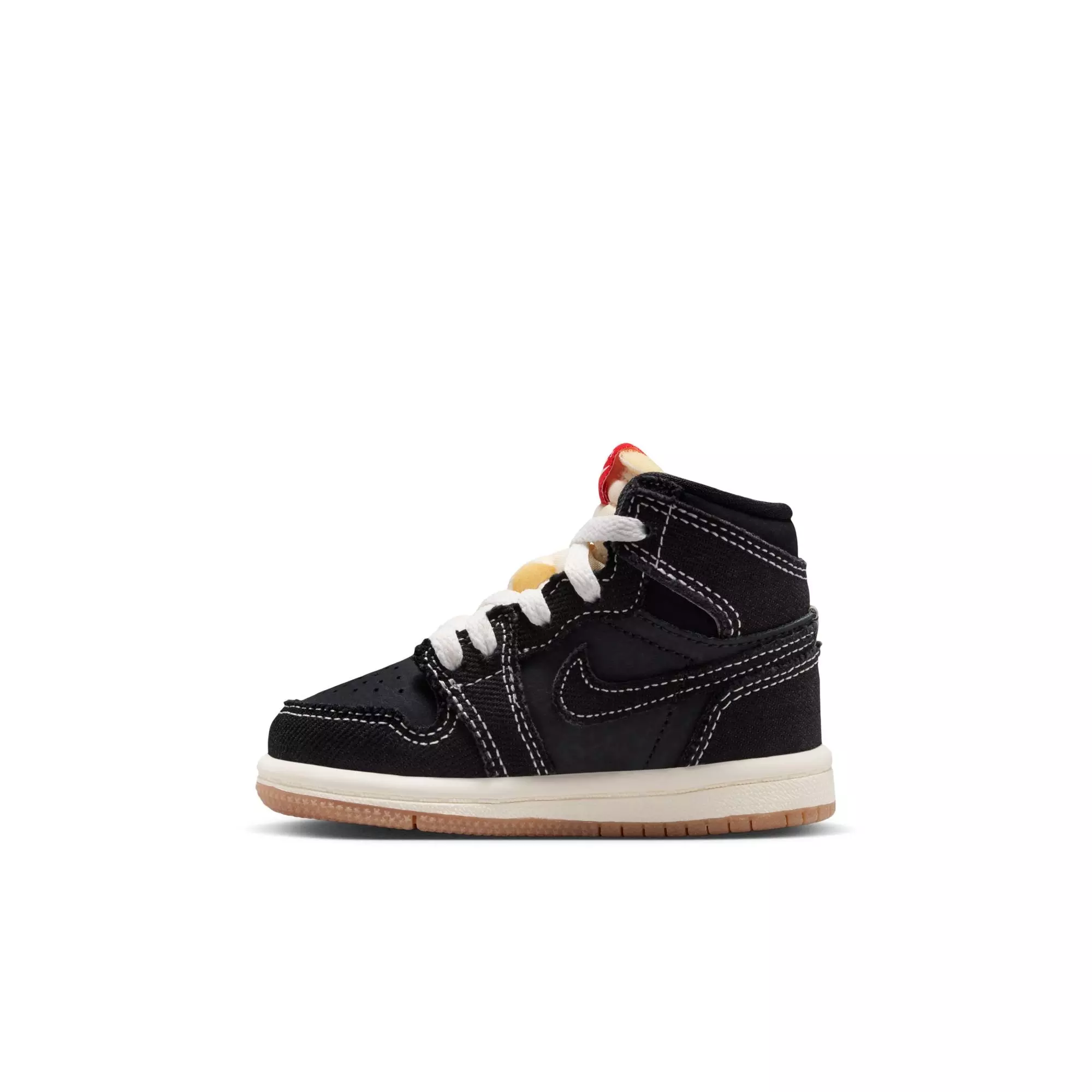 Jordan 1 Retro High OG "Flight Club" Toddler Kids' Shoe - BLACK