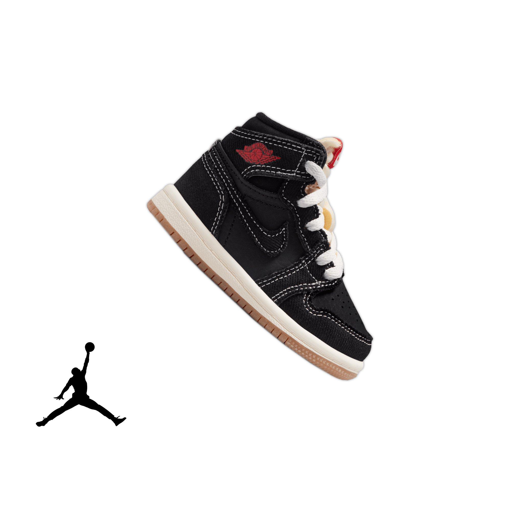 Jordan 1 Retro High OG "Flight Club" Toddler Kids' Shoe - BLACK Thumbnail View 1