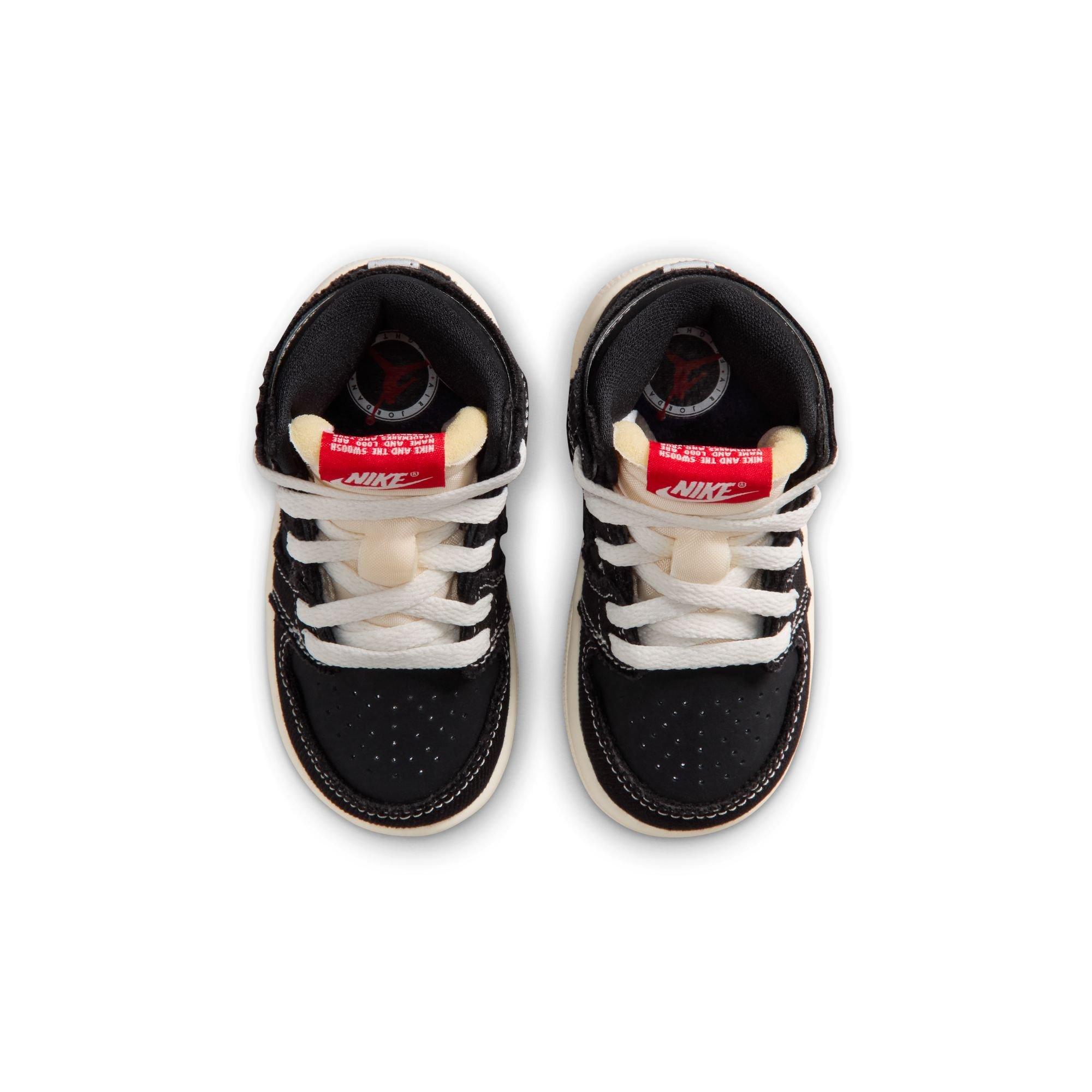 Jordan 1 Retro High OG "Flight Club" Toddler Kids' Shoe - BLACK Thumbnail View 10