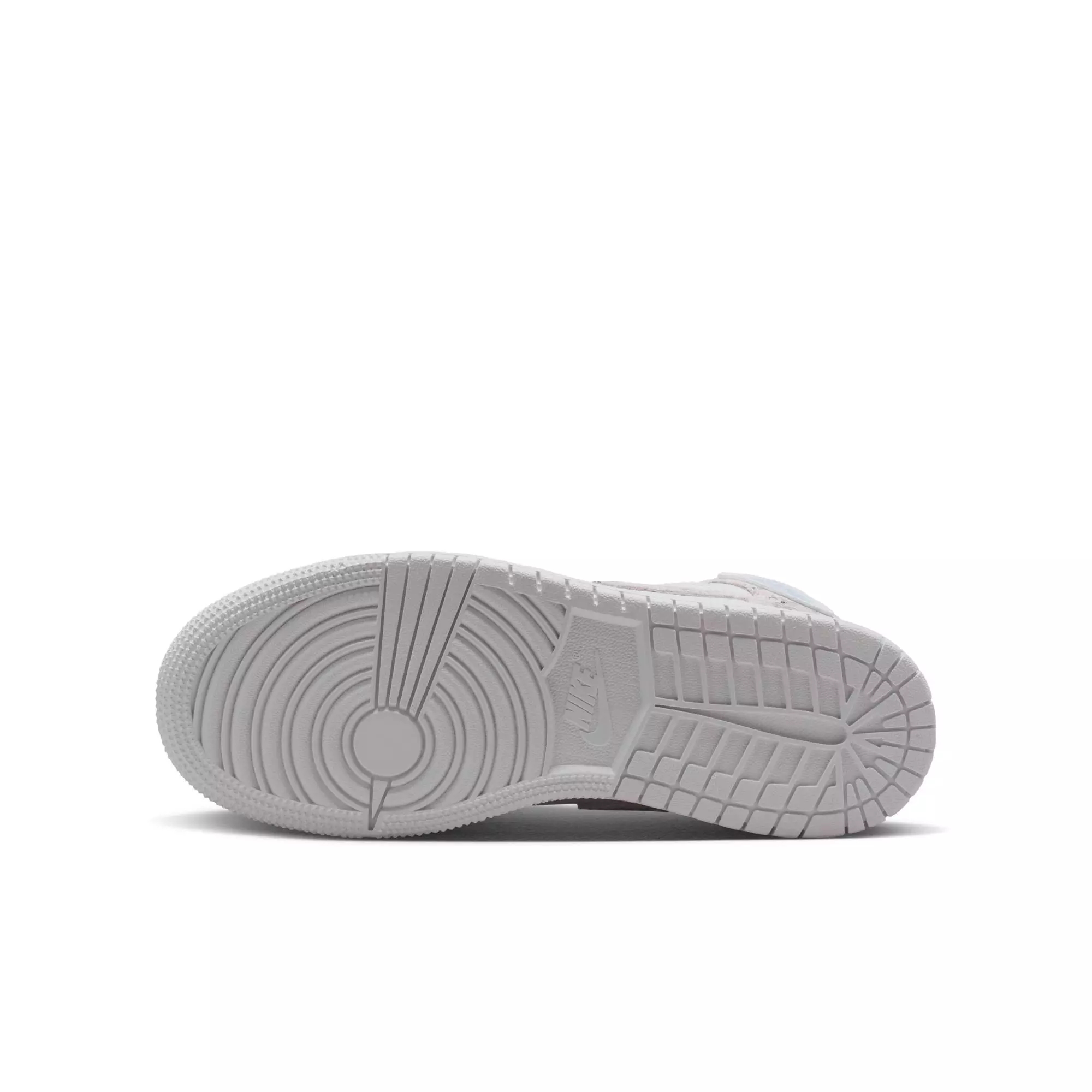 Jordan 1 Mid SE "White/Field Silver" Grade School Boys' Shoe - WHITE/SILVER