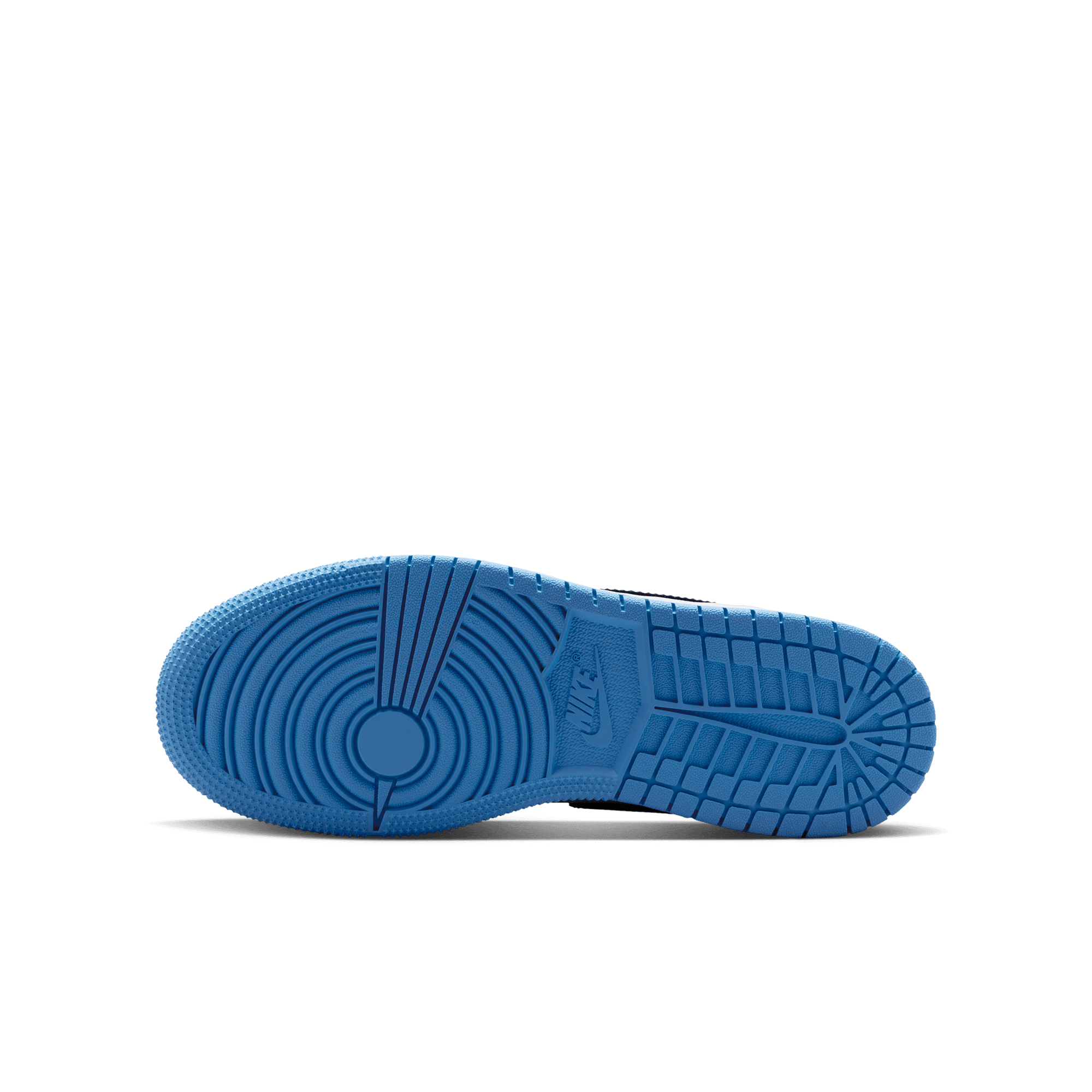 Jordan 1 Low "Midnight Navy/University Blue/White" Grade School Boys' Shoe - NAVY/WHITE Thumbnail View 9