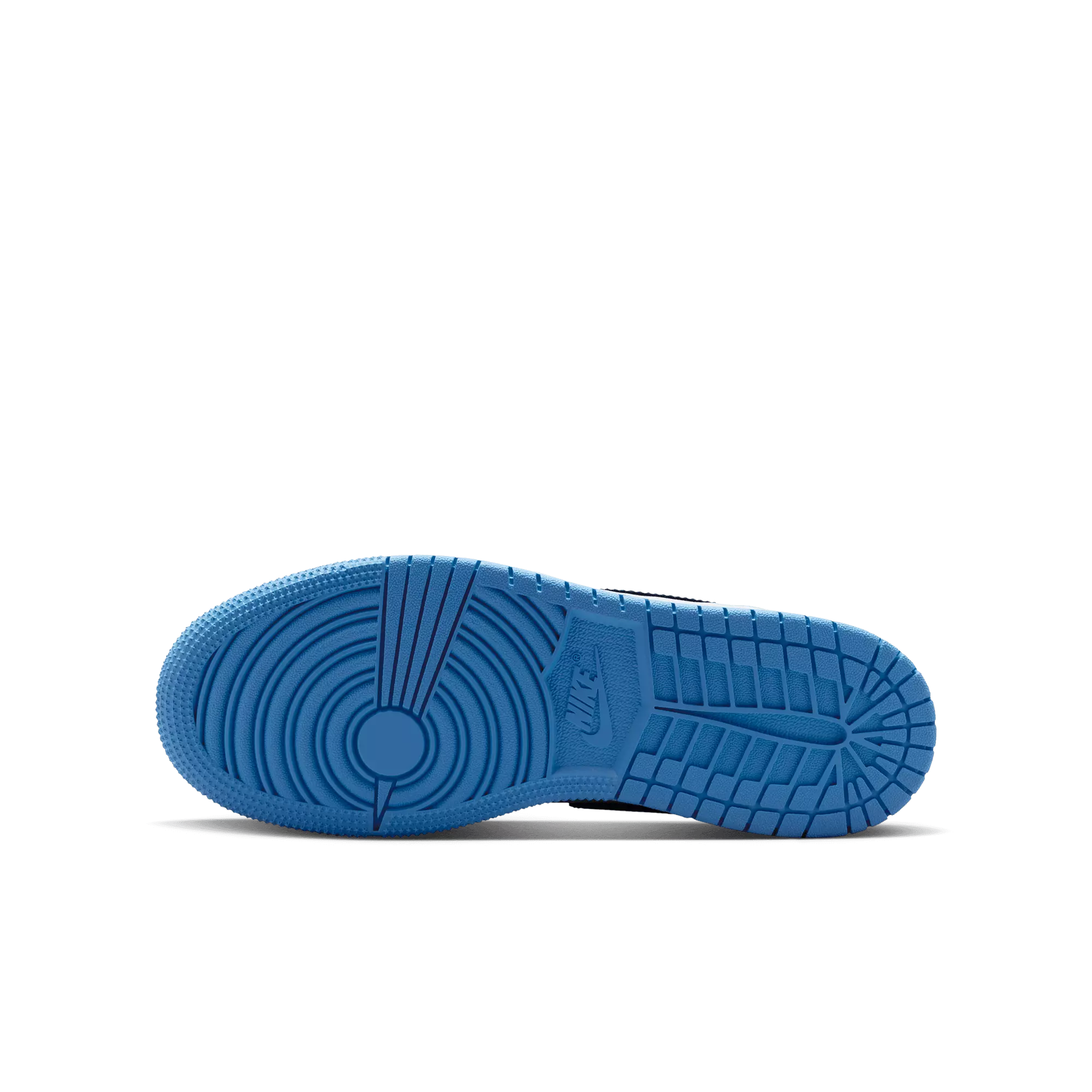 Jordan 1 Low "Midnight Navy/University Blue/White" Grade School Boys' Shoe - NAVY/WHITE