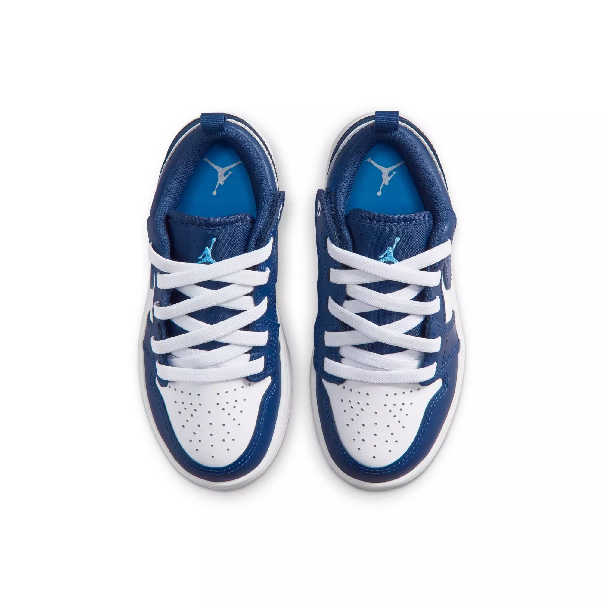 Jordan 1 Low Alt "Midnight Navy/University Blue/White" Preschool Boys' Shoe - NAVY/WHITE