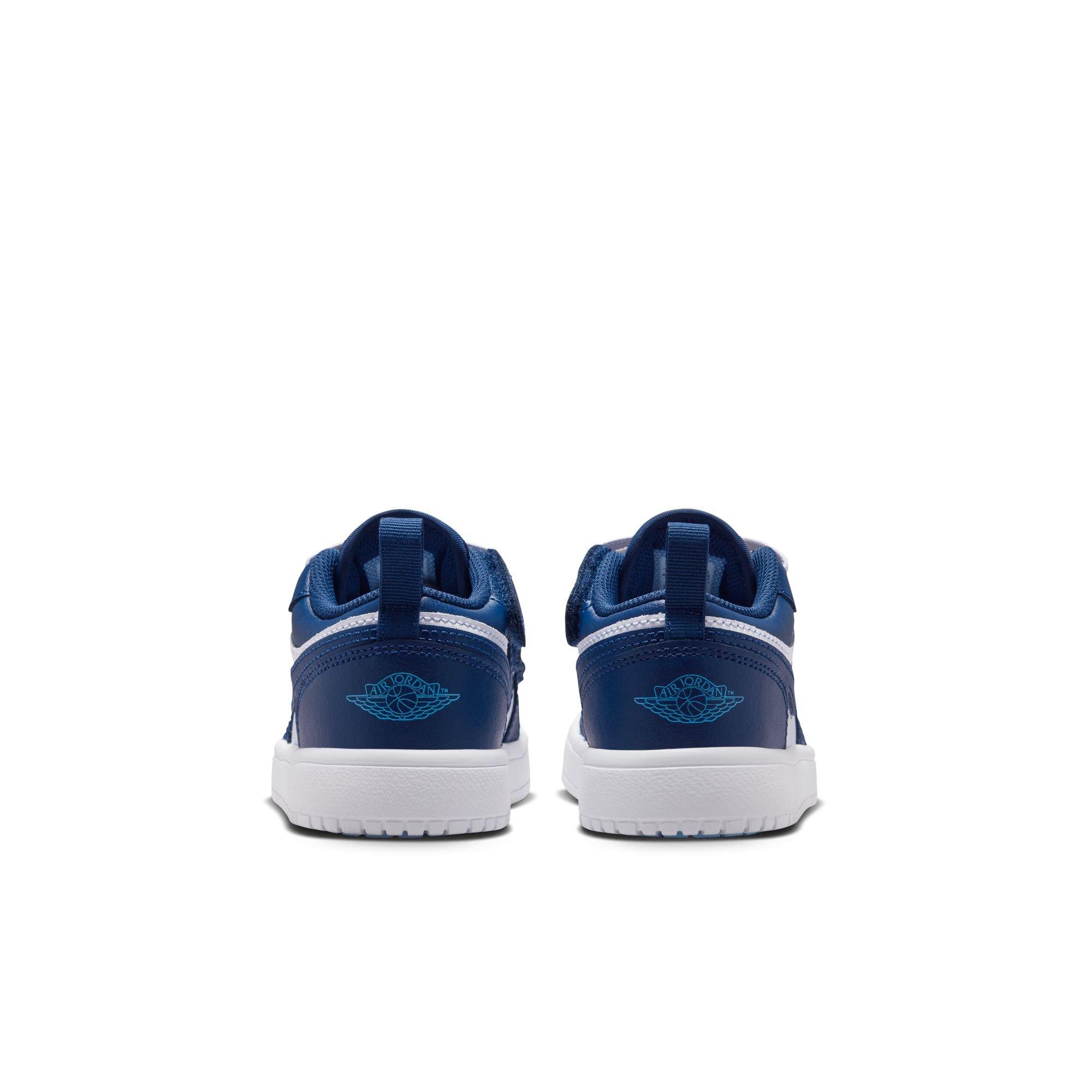 Jordan 1 Low Alt "Midnight Navy/University Blue/White" Preschool Boys' Shoe - NAVY/WHITE Thumbnail View 6