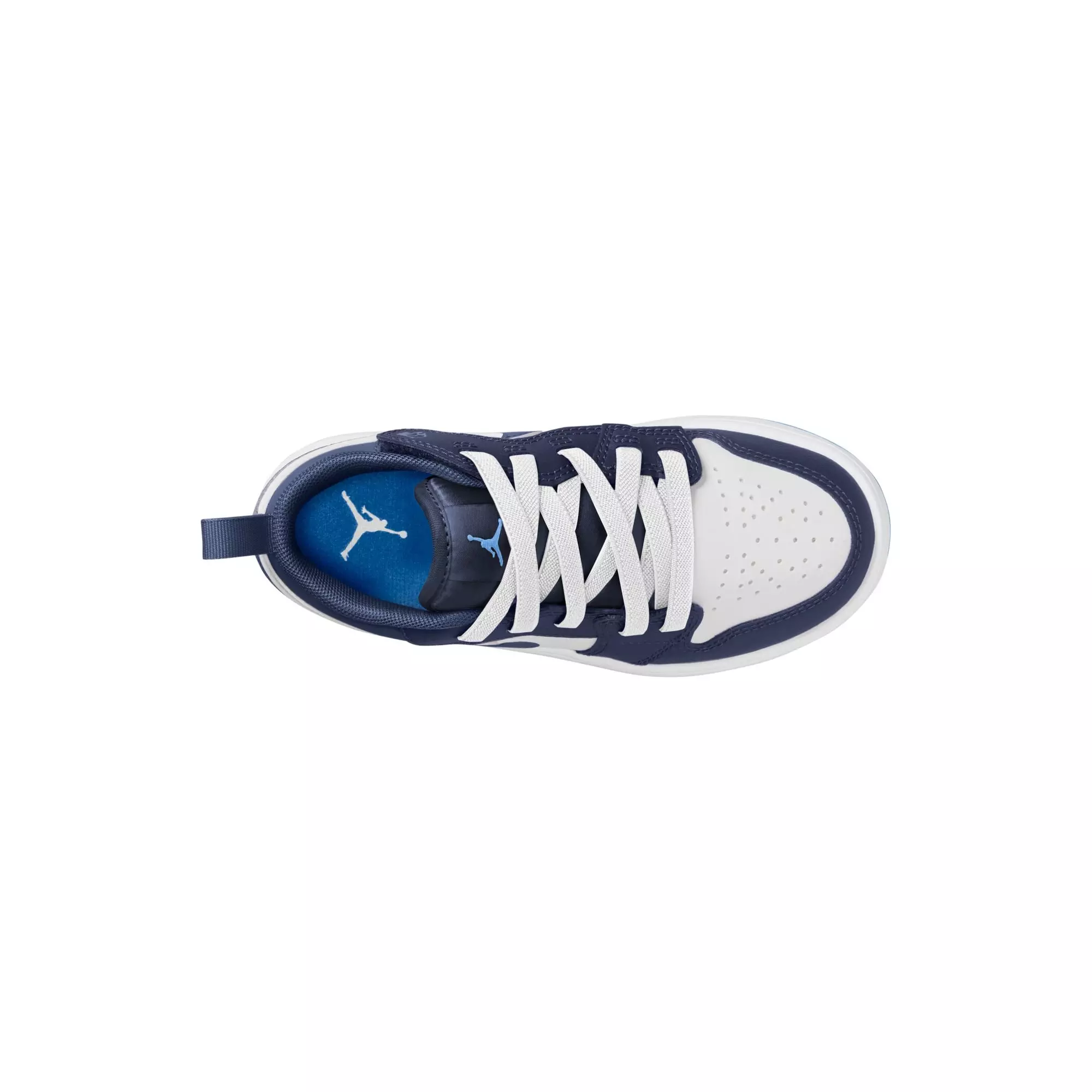 Jordan 1 Low Alt "Midnight Navy/University Blue/White" Preschool Boys' Shoe - NAVY/WHITE
