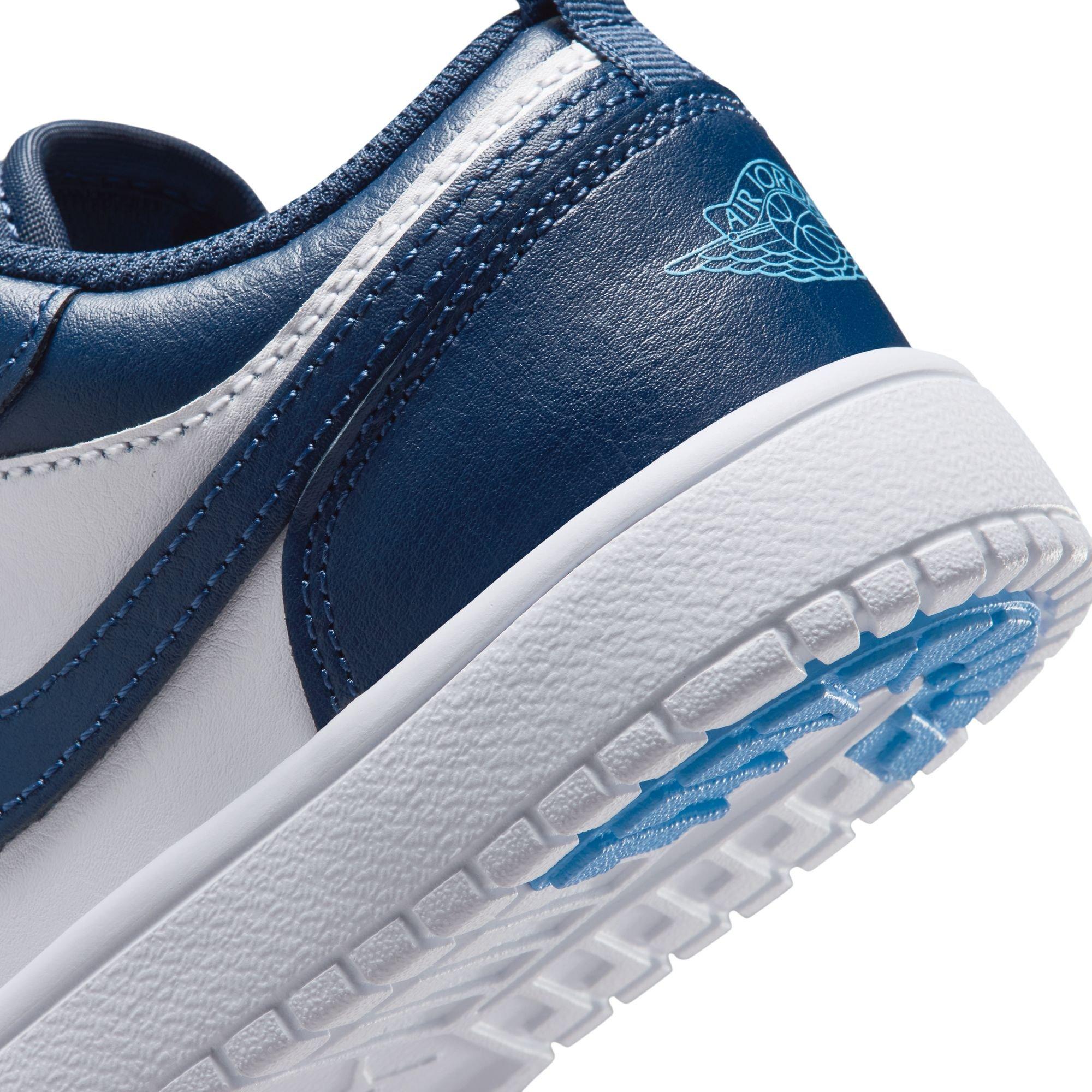 Jordan 1 Low Alt "Midnight Navy/University Blue/White" Preschool Boys' Shoe - NAVY/WHITE Thumbnail View 9