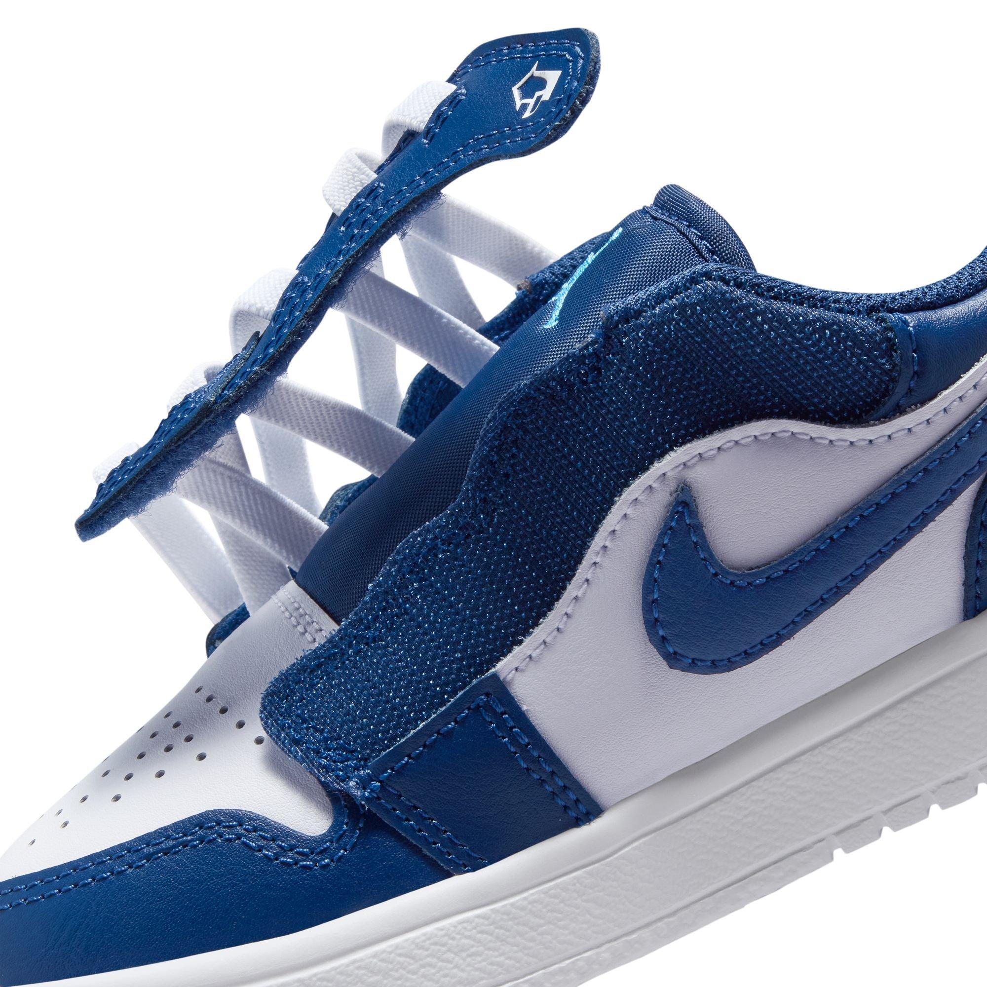 Jordan 1 Low Alt "Midnight Navy/University Blue/White" Preschool Boys' Shoe - NAVY/WHITE Thumbnail View 10