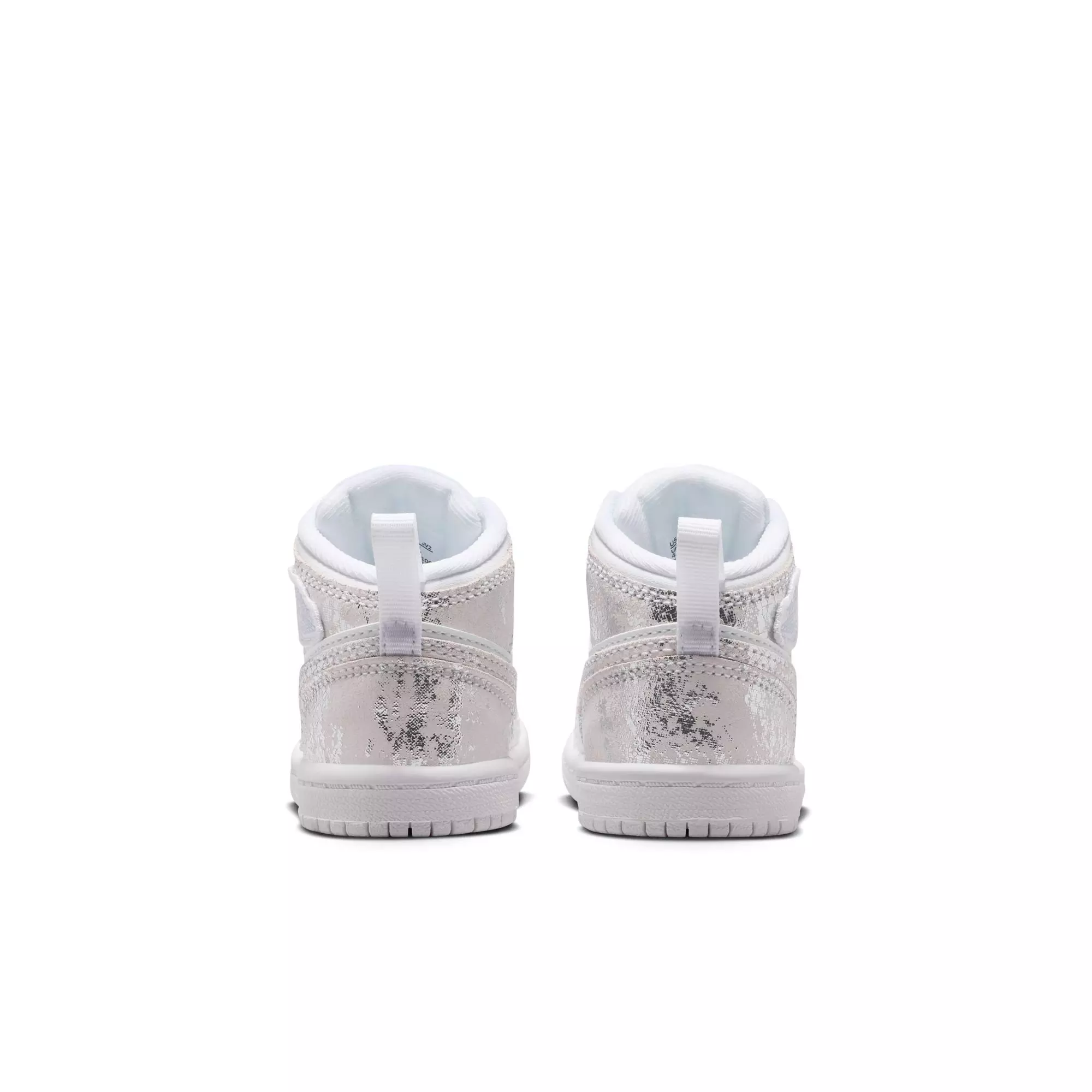 Jordan 1 Mid SE "White/Field Silver" Toddler Boys' Shoe - WHITE/SILVER