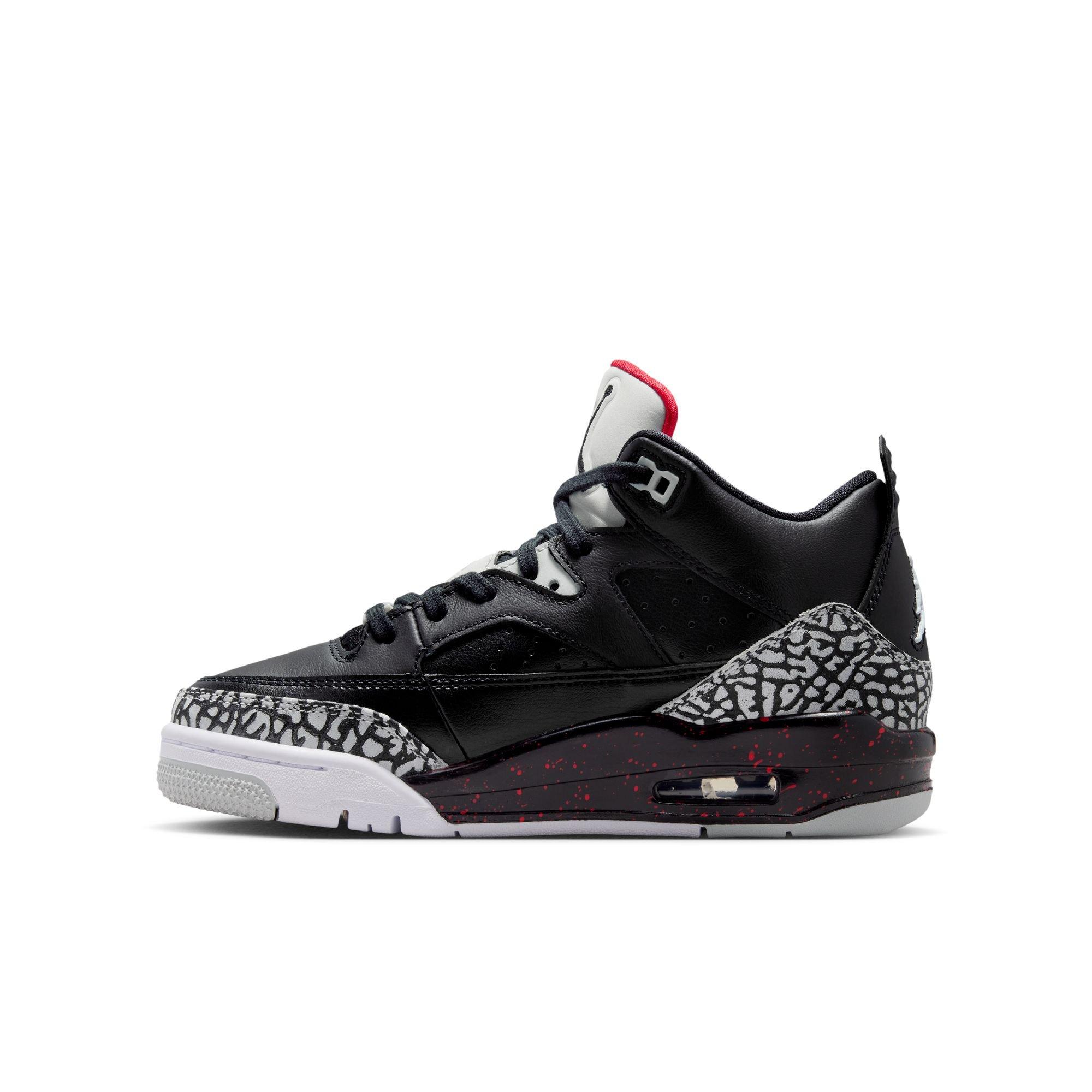 Jordan Son of Mars Low "Black/University Red/Grey Mist" Grade School Boys' Shoe - BLACK Thumbnail View 4
