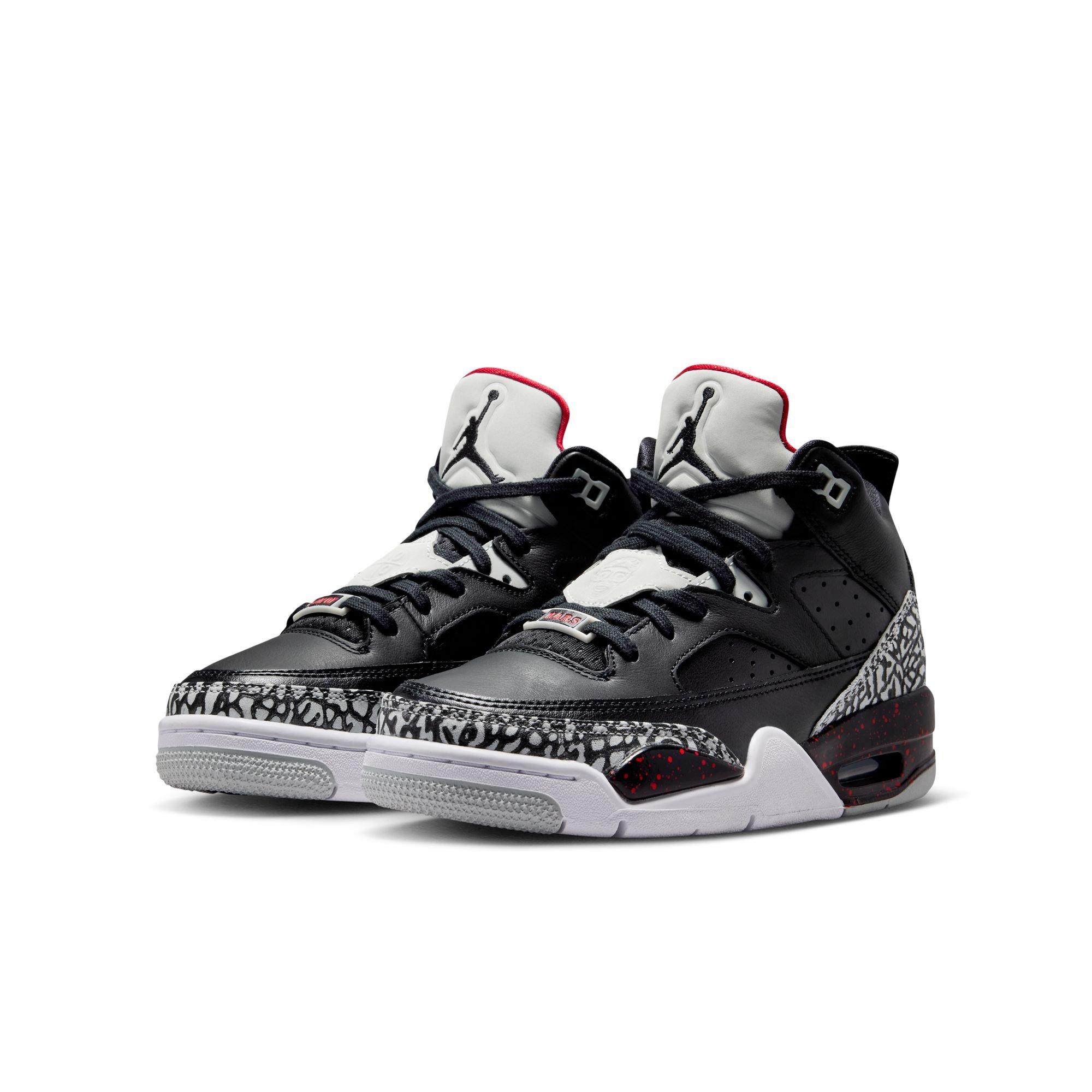 Jordan Son of Mars Low "Black/University Red/Grey Mist" Grade School Boys' Shoe - BLACK Thumbnail View 5