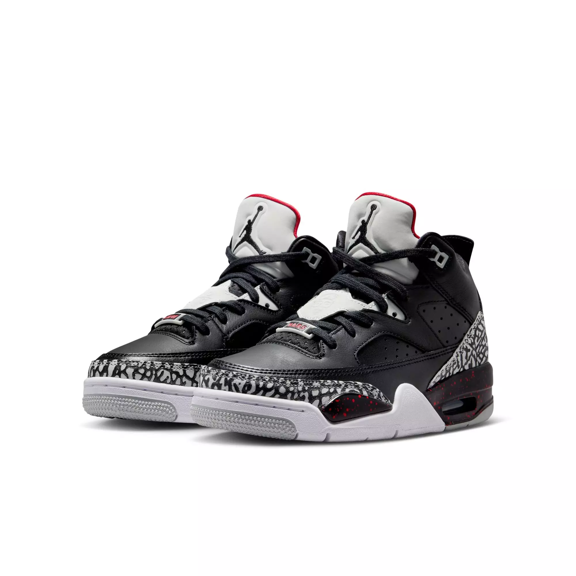 Jordan Son of Mars Low "Black/University Red/Grey Mist" Grade School Boys' Shoe - BLACK