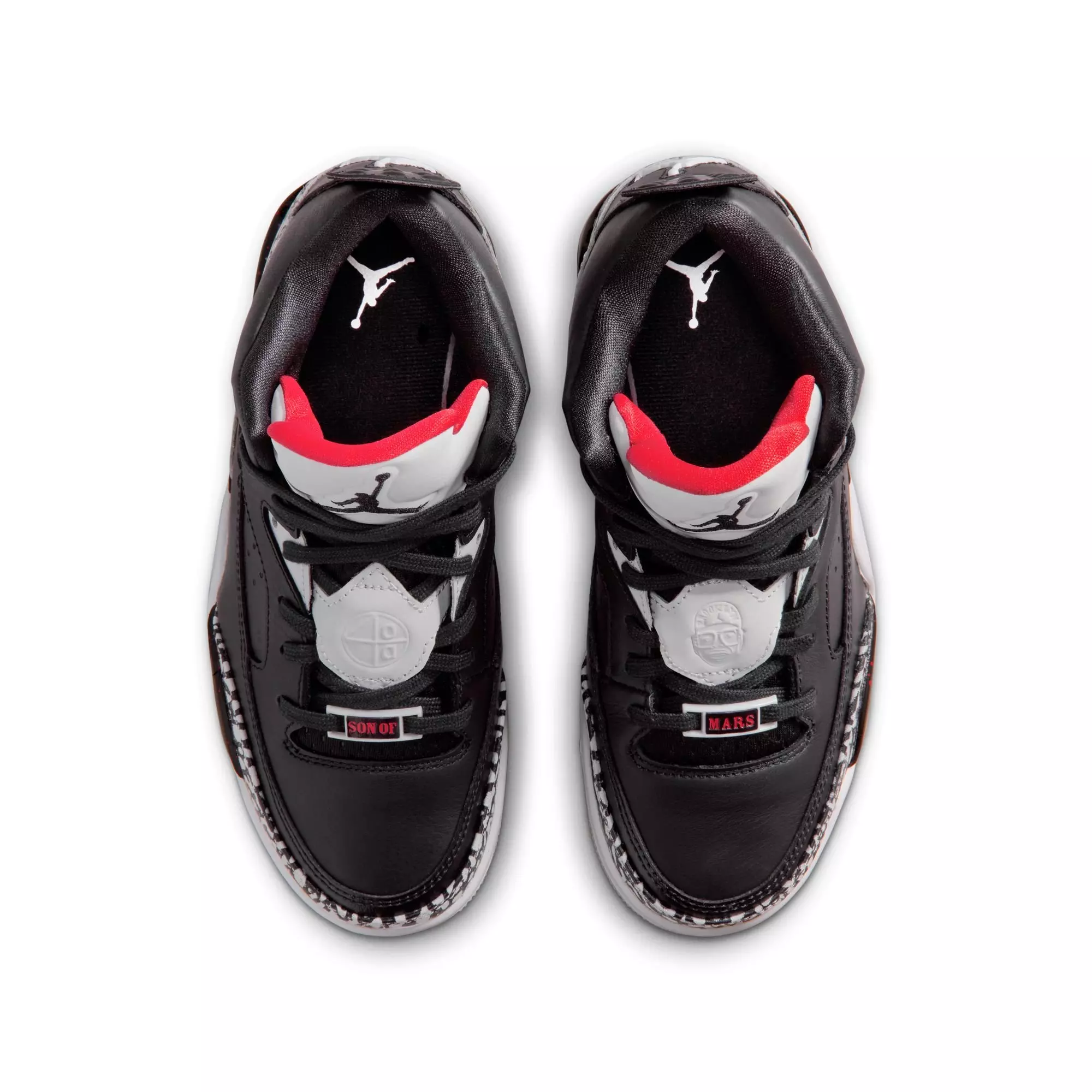 Jordan Son of Mars Low "Black/University Red/Grey Mist" Grade School Boys' Shoe - BLACK