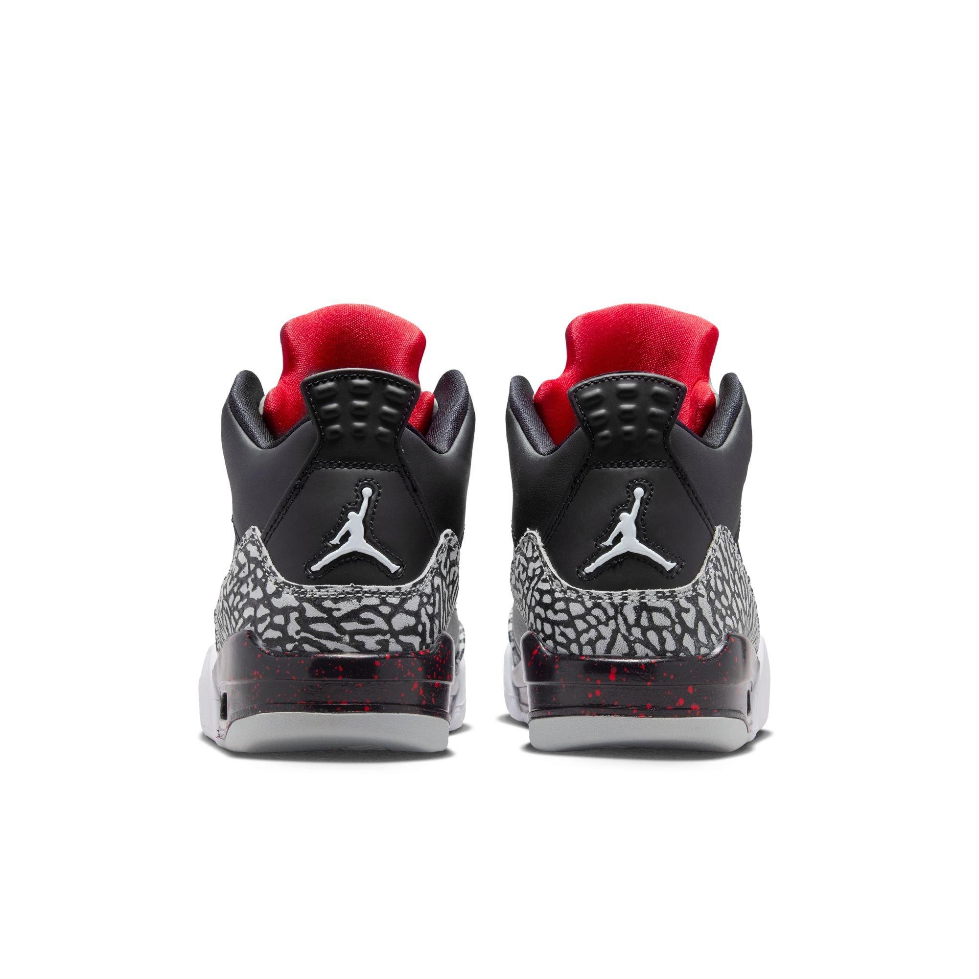 Jordan Son of Mars Low "Black/University Red/Grey Mist" Grade School Boys' Shoe - BLACK Thumbnail View 7