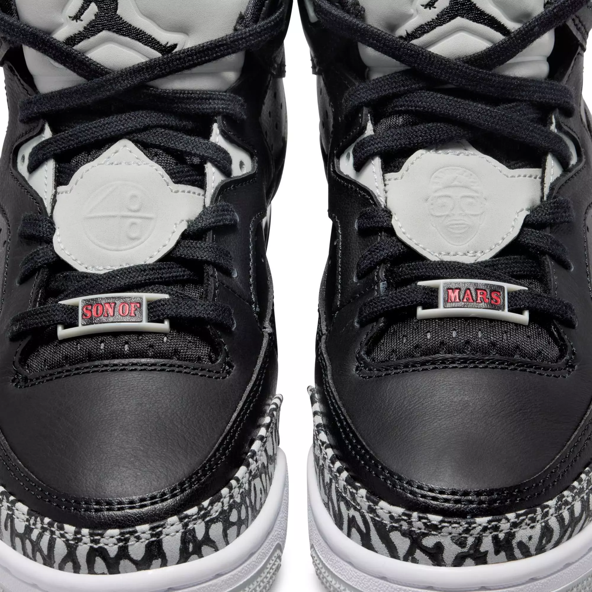Jordan Son of Mars Low "Black/University Red/Grey Mist" Grade School Boys' Shoe - BLACK