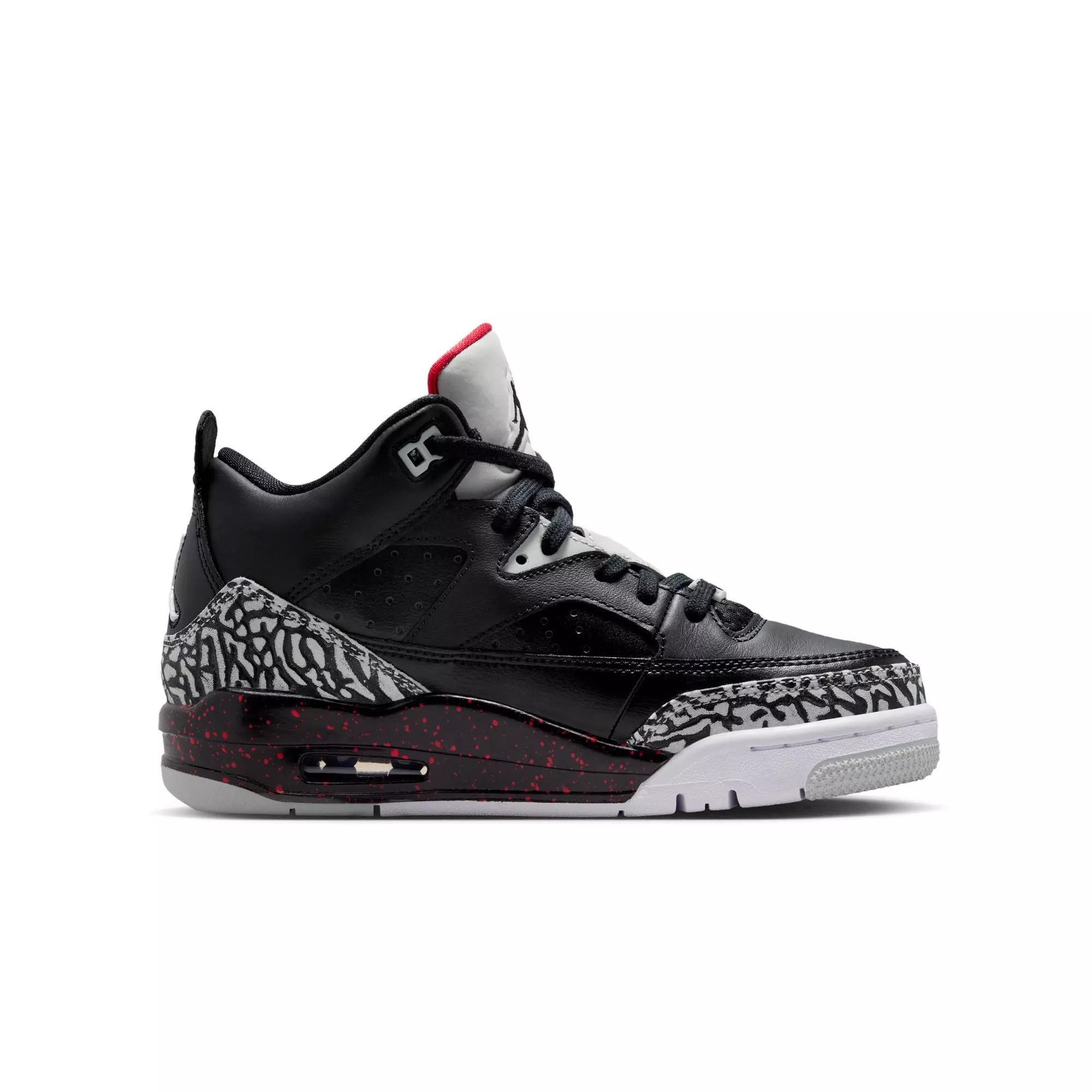 Jordan Son of Mars Low "Black/University Red/Grey Mist" Grade School Boys' Shoe - BLACK